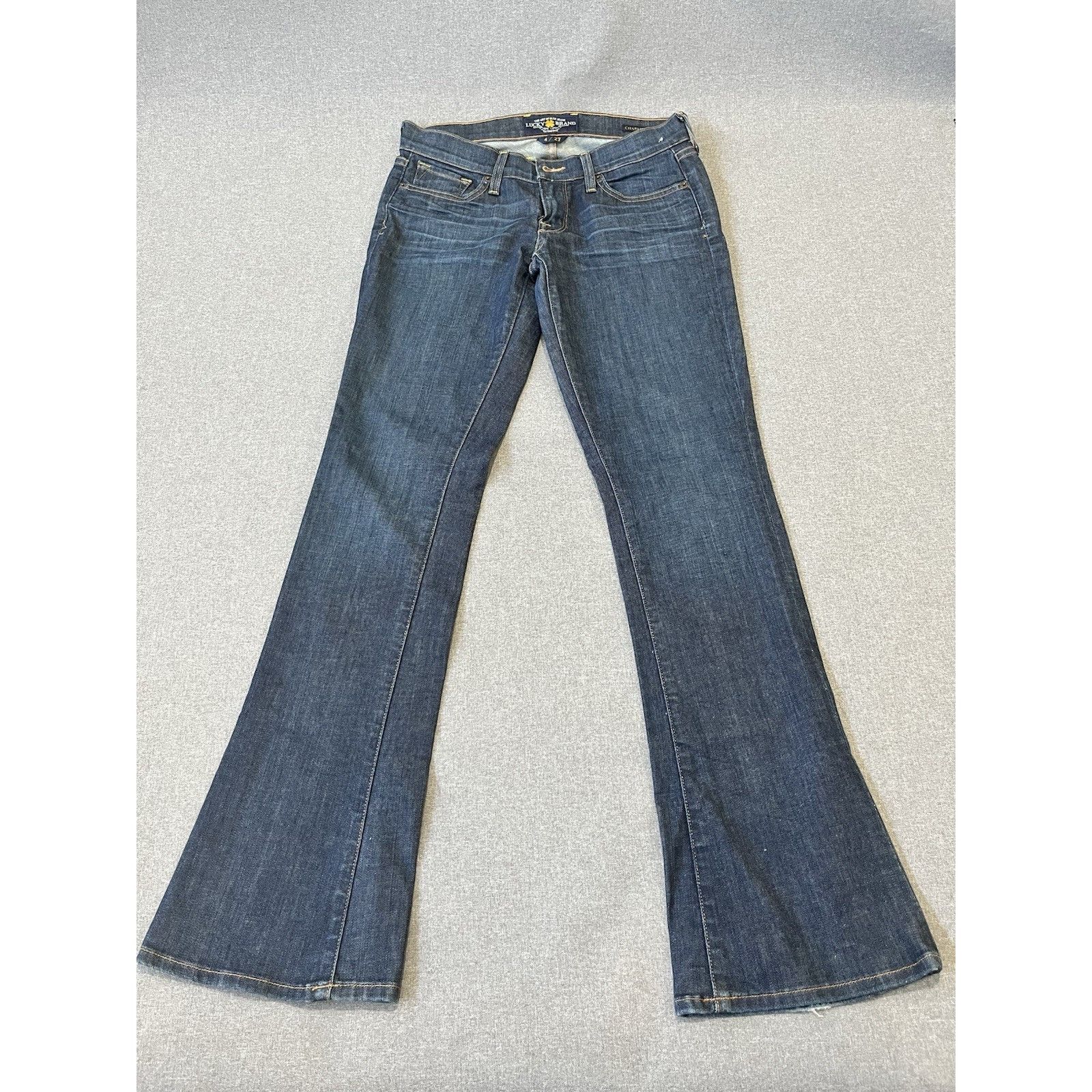 Lucky Brand Lucky Brand Jeans women 4/27 Charlie Baby Boot Dark Wash Size 27" / US 4 / IT 40 - 1 Thumbnail