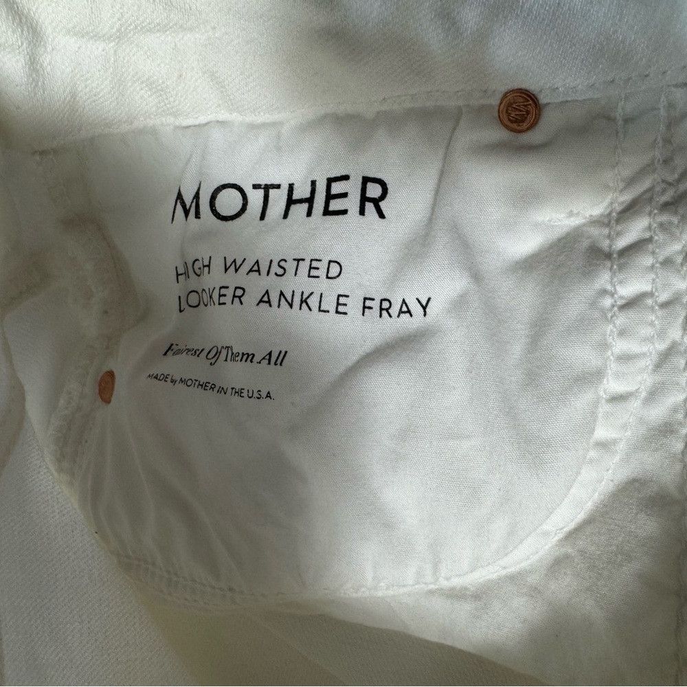 MOTHER MOTHER The Looker Ankle Fray Fairest Of Them All Jeans Size Size 27" / US 4 / IT 40 - 7 Thumbnail
