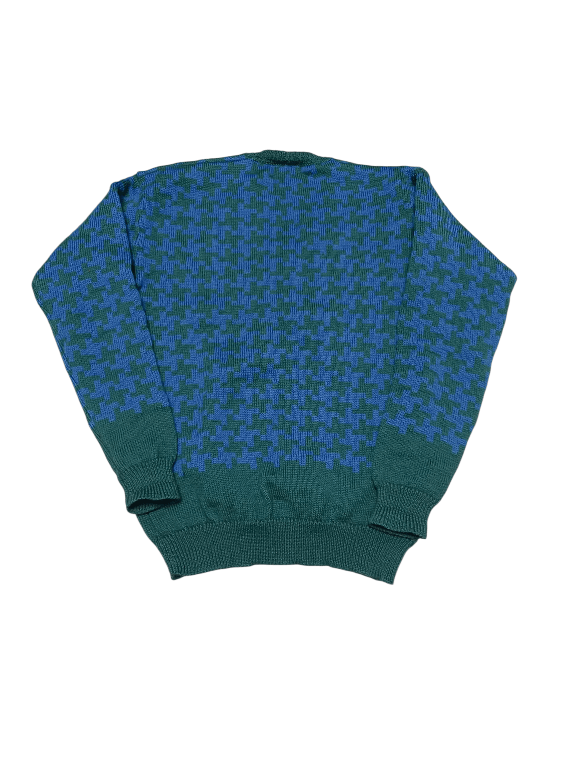 Other VINTAGE MADE IN NEW ZEALAND 100% LAMBSWOOL V-NECK SWEATER Size US M / EU 48-50 / 2 - 3 Thumbnail