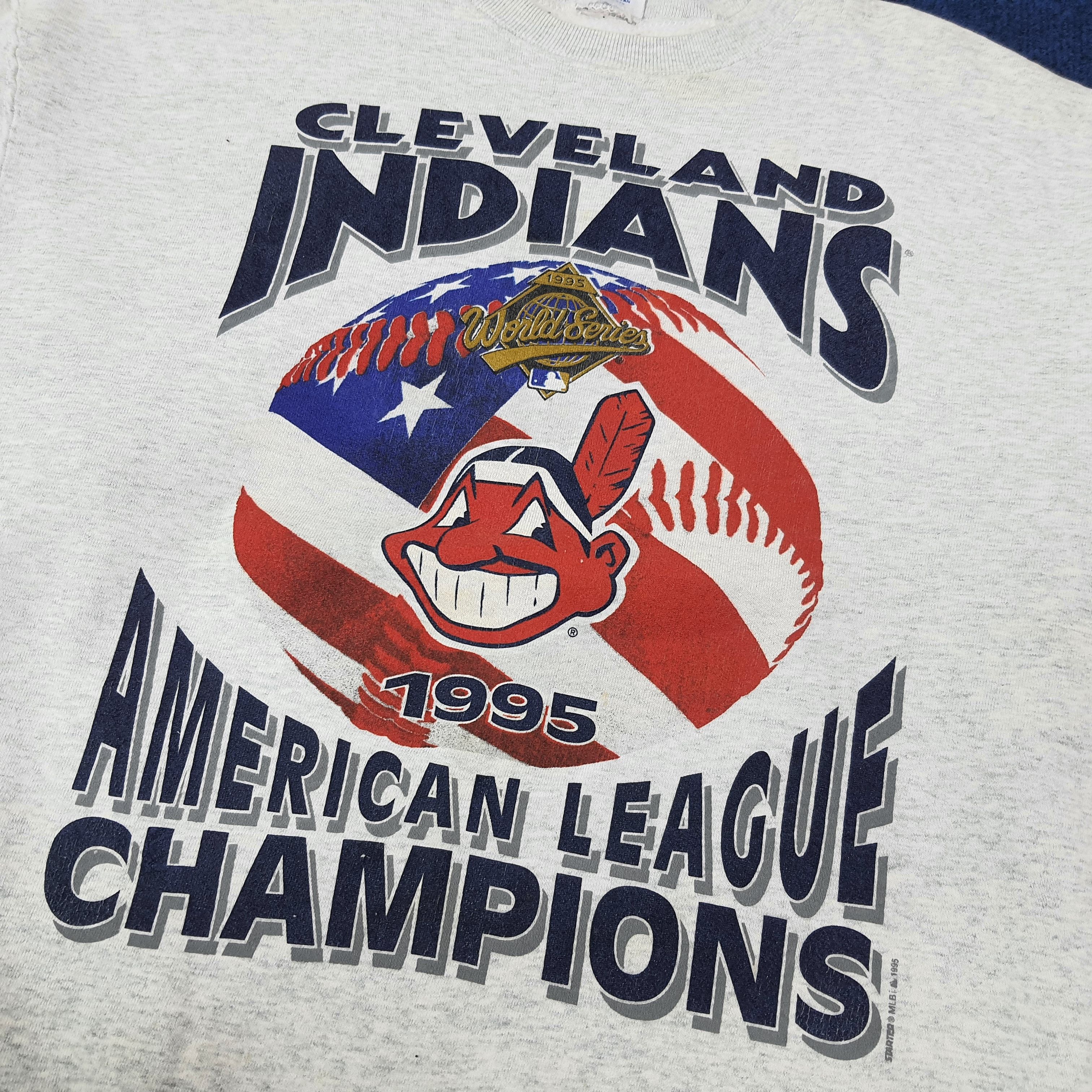 Starter Vintage Starter Cleveland Indians America Sweatshirt C264N10 Size US L / EU 52-54 / 3 - 2 Thumbnail