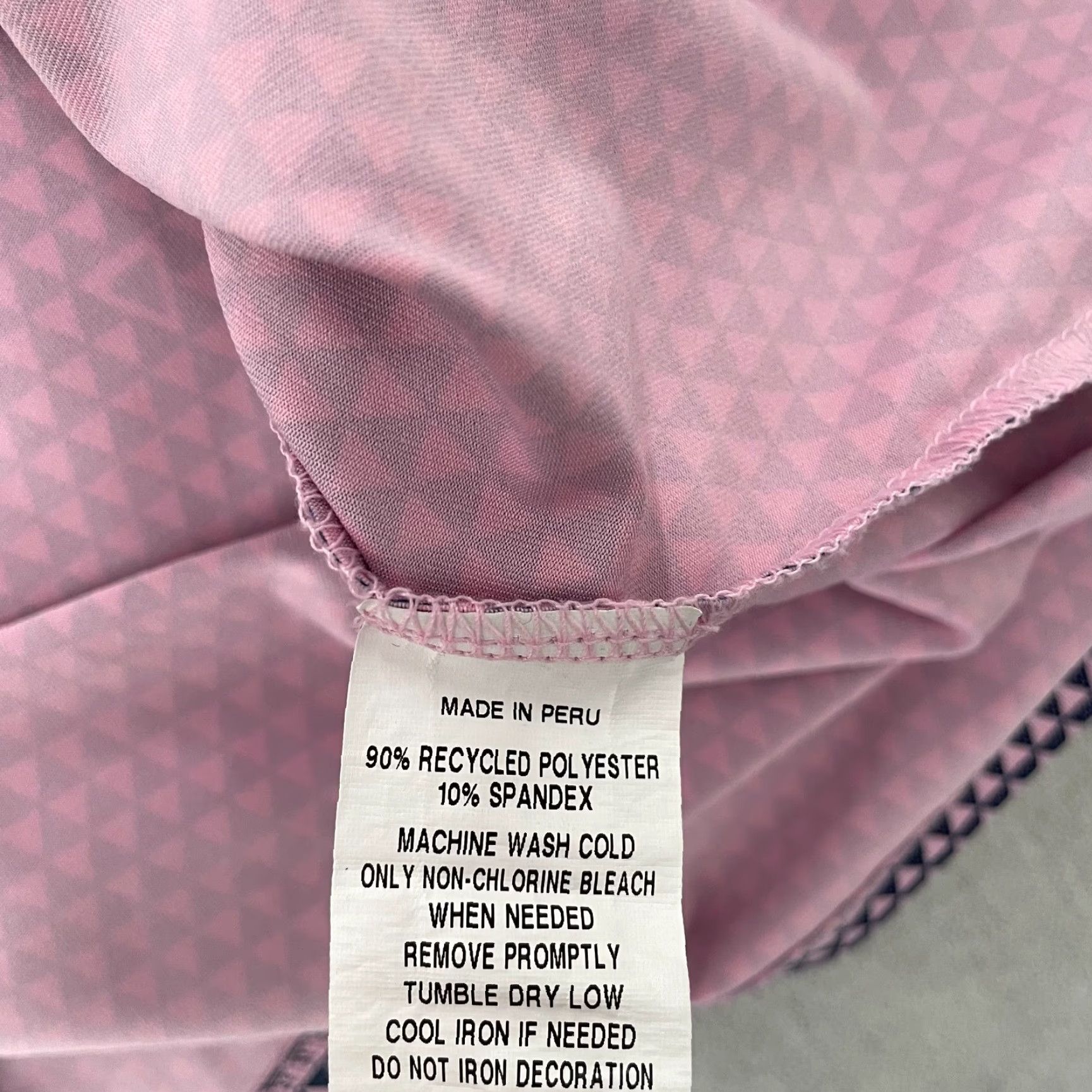Vintage Greyson Polo Shirt Adult L Purple Pink Argyle Diamond Pattern Golf Stretch Logo Mens L Size US L / EU 52-54 / 3 - 7 Thumbnail