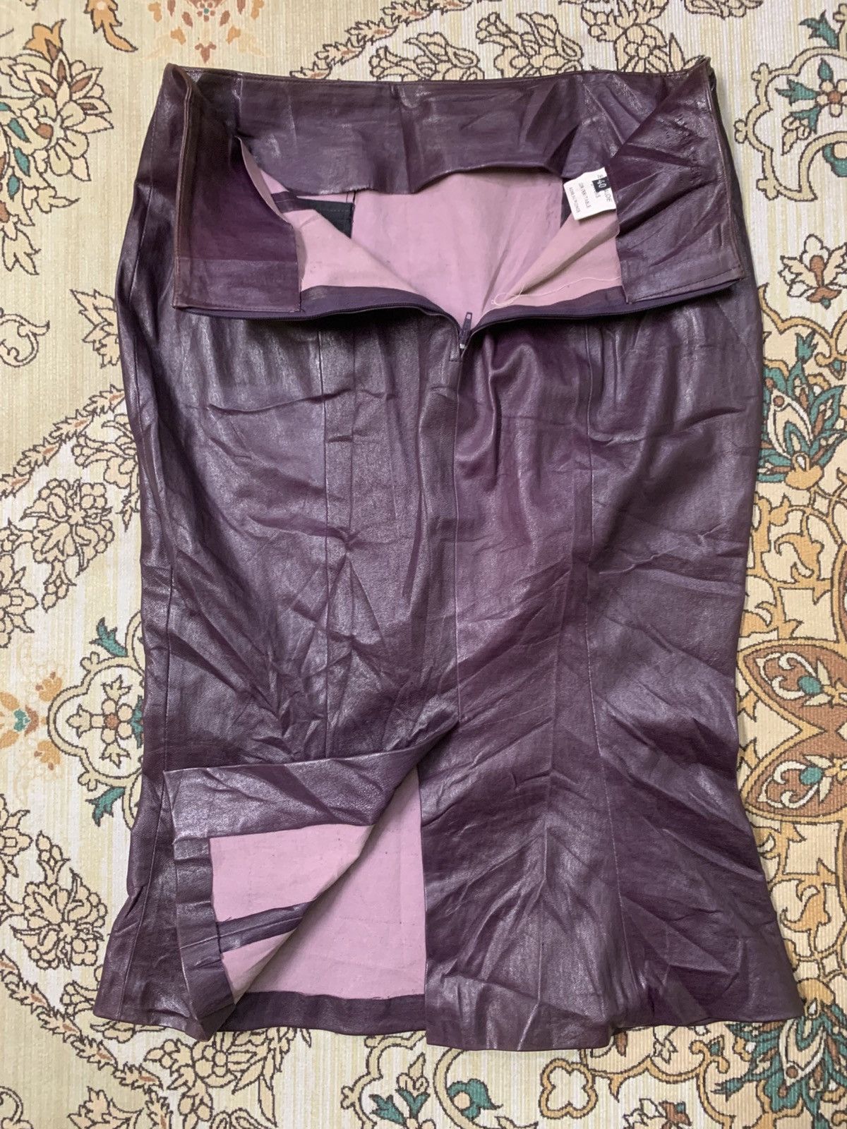 Jitrois JEAN CLAUDE JITROIS SKIRTS LEATHER Size 29" - 6 Thumbnail