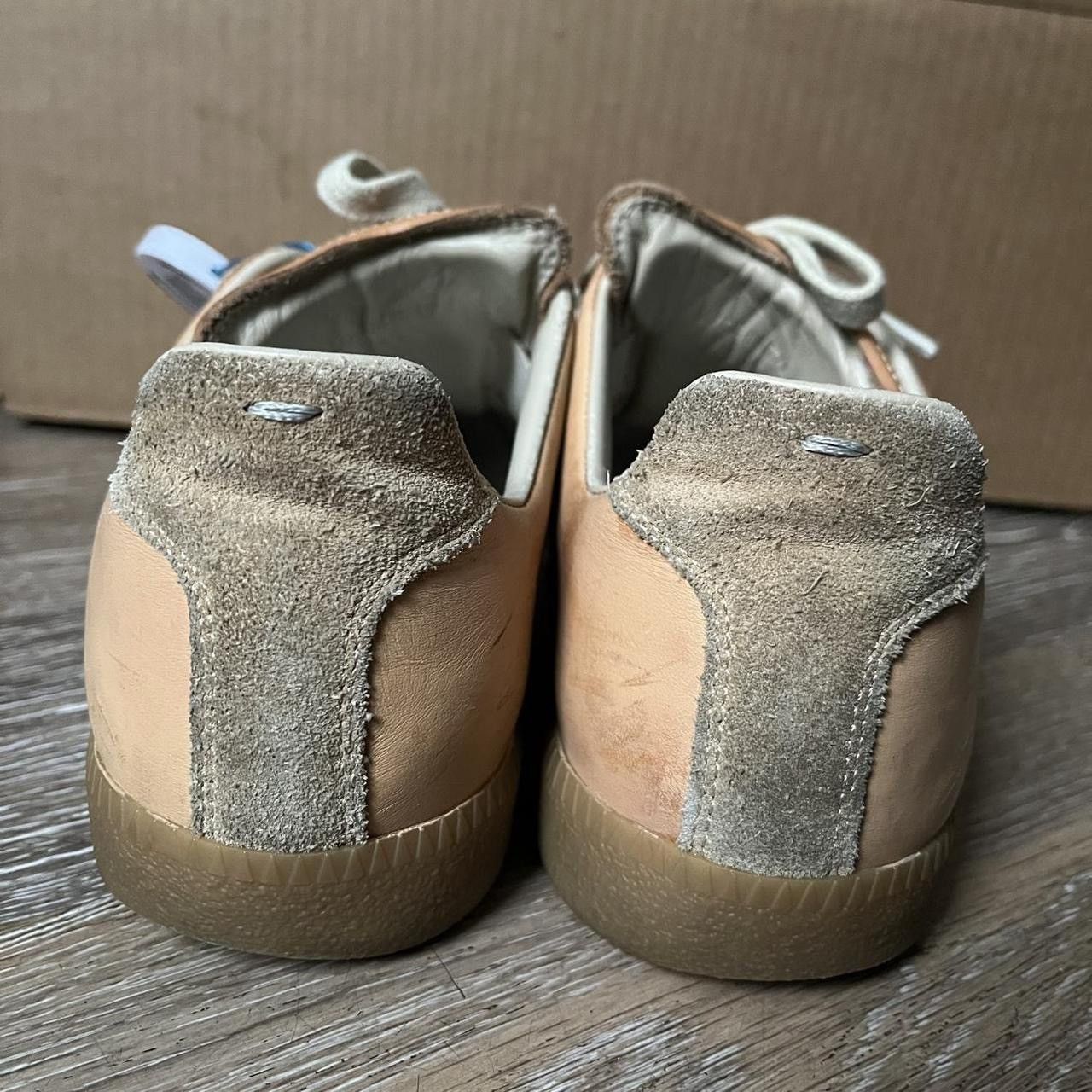 Maison Margiela two tone tan painted margiela gat Size US 8.5 / IT 38.5 - 5 Thumbnail