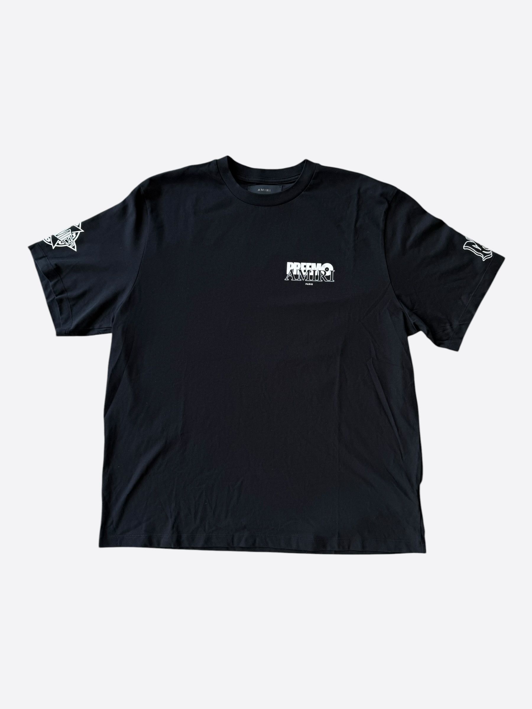 Amiri Amiri Preemo Black Logo T-Shirt Size US XL / EU 56 / 4 - 1 Thumbnail