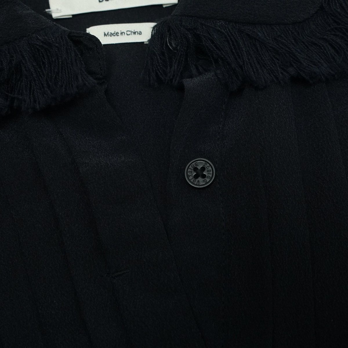 Zadig & Voltaire *NoTariff Zadig & Voltaire Tenri Deluxe Navy Silk Top Size XS / US 0-2 / IT 36-38 - 6 Thumbnail