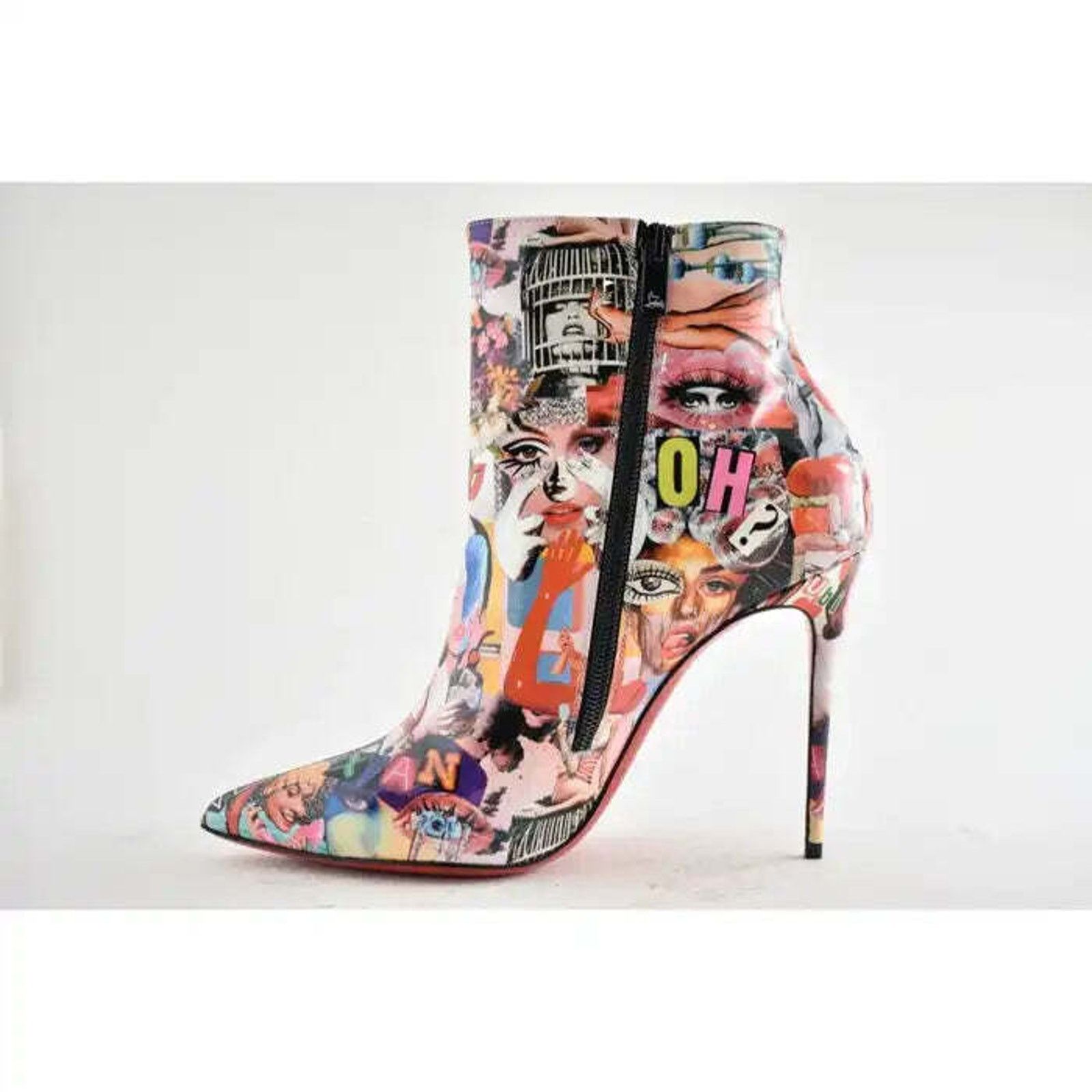 Christian Louboutin Christian Louboutin So Kate Booty 100 OH Xtian Patent Multi Size US 7.5 / IT 37.5 - 6 Thumbnail