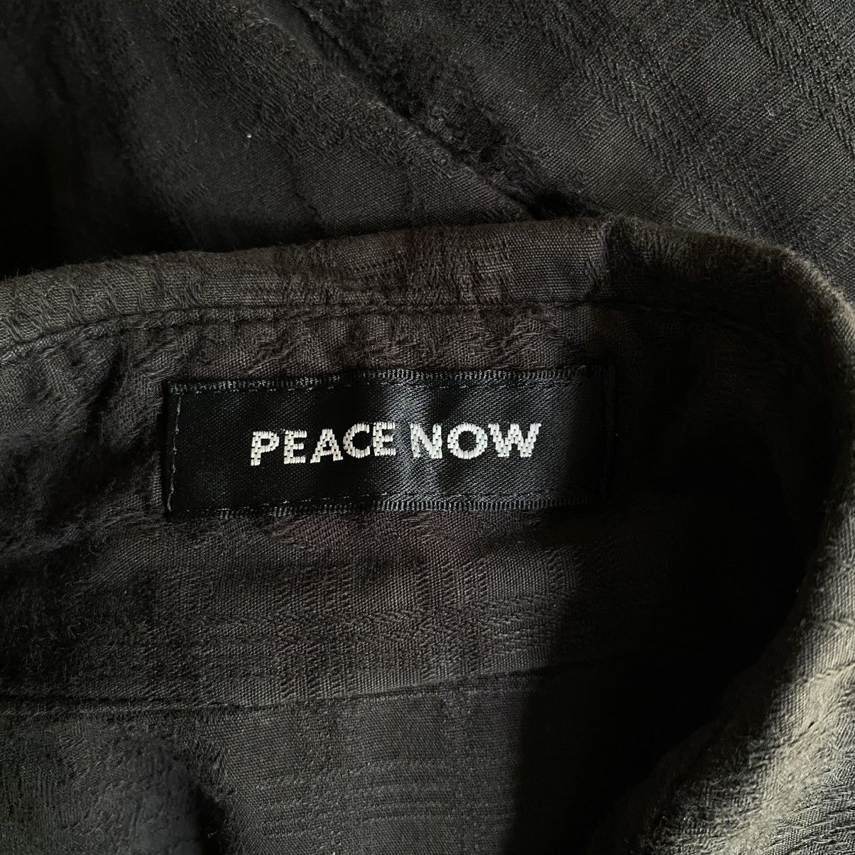 Japanese Brand PEACE NOW Y2K Punk Black Ruffled Long Sleeve Blouse Size M / US 6-8 / IT 42-44 - 14 Thumbnail
