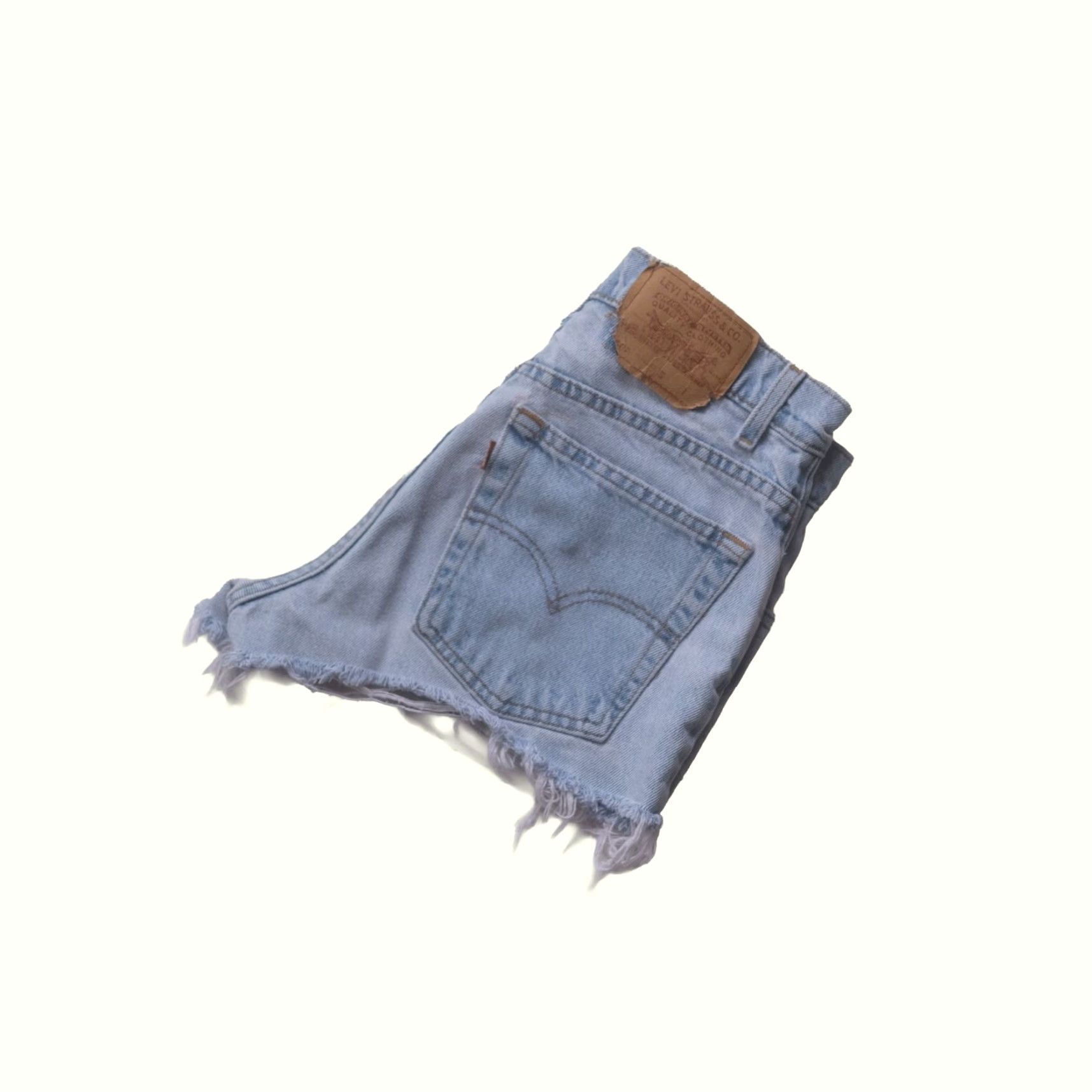 Levi's VINTAGE Levi's Strauss 90s Retro 2" Shorts USA Made Denim Cut Off Shorts 1996 SZ 9 Size 30" / US 8 / IT 44 - 2 Thumbnail