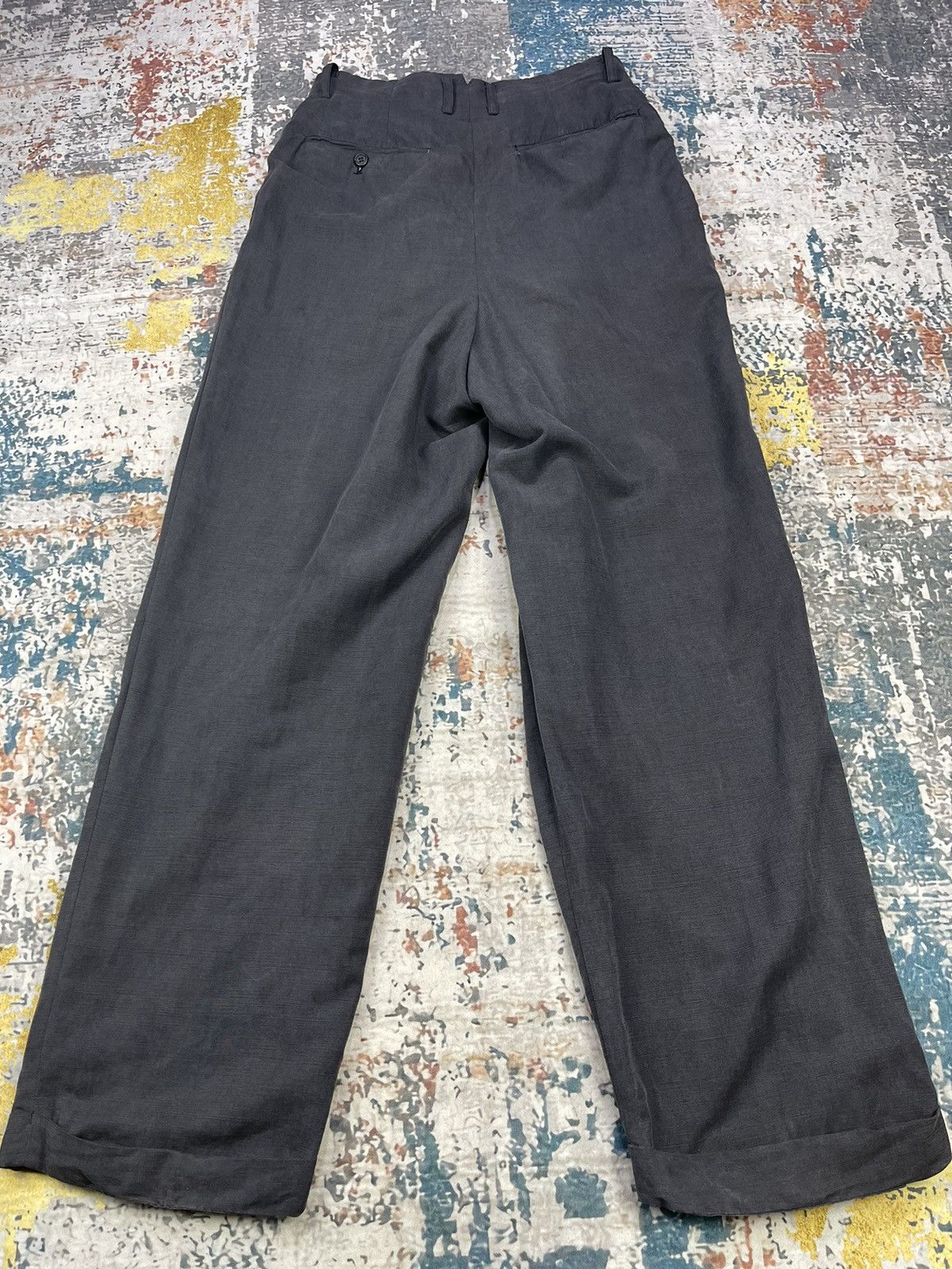 Tete Homme Vintage Tete Homme Katoh Kazutaka Rayon Wide Pants Size US 28 / EU 44 - 5 Thumbnail