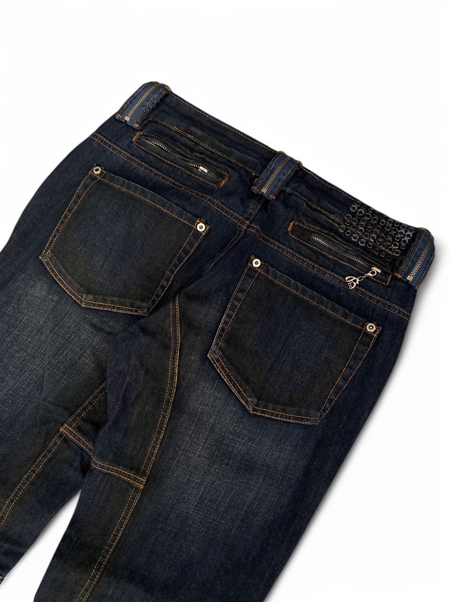 John Galliano John Galliano Gazette Jeans Distressed Denim Size US 32 / EU 48 - 4 Thumbnail