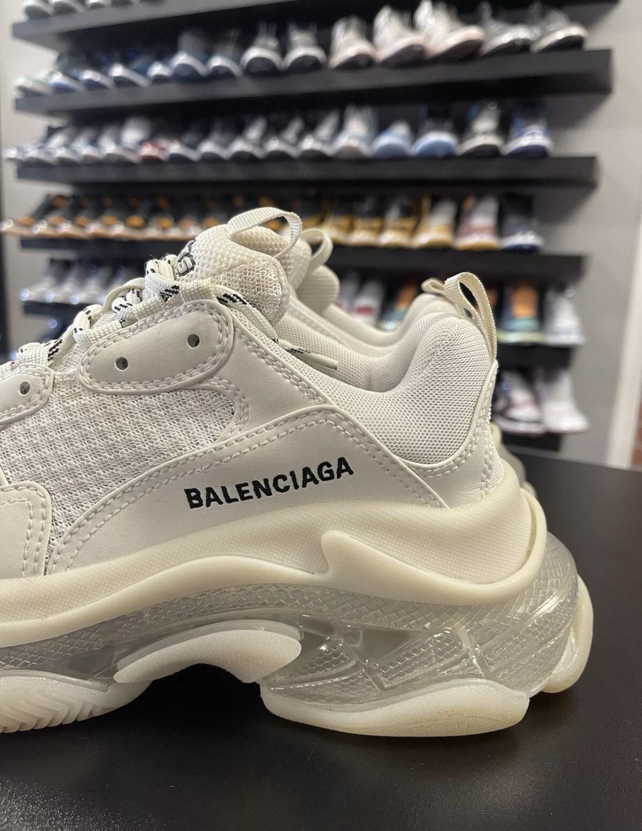 Balenciaga Size 8US/38EU - Balenciaga Triple S Translucent Clear Sole Size US 8 / IT 38 - 5 Thumbnail