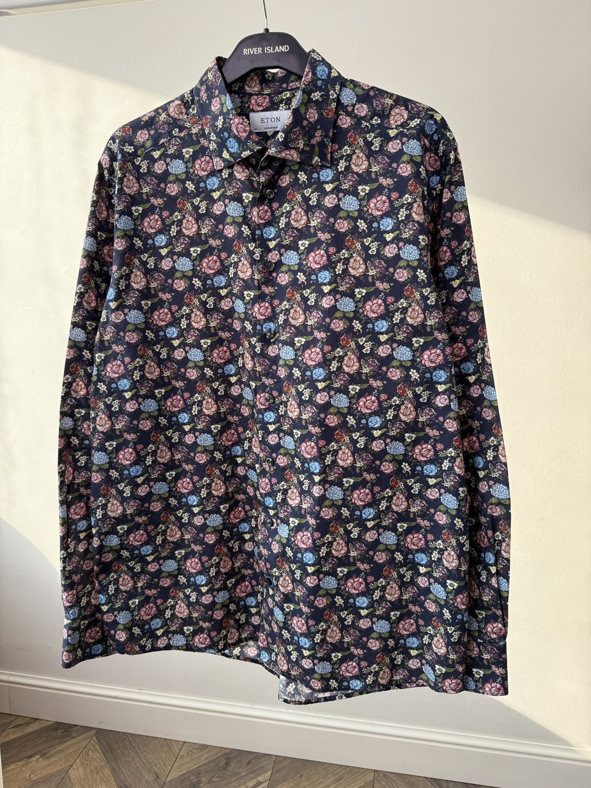 Eton Vintage ETON Floral All Over Print Button up shirt Size US M / EU 48-50 / 2 - 3 Thumbnail