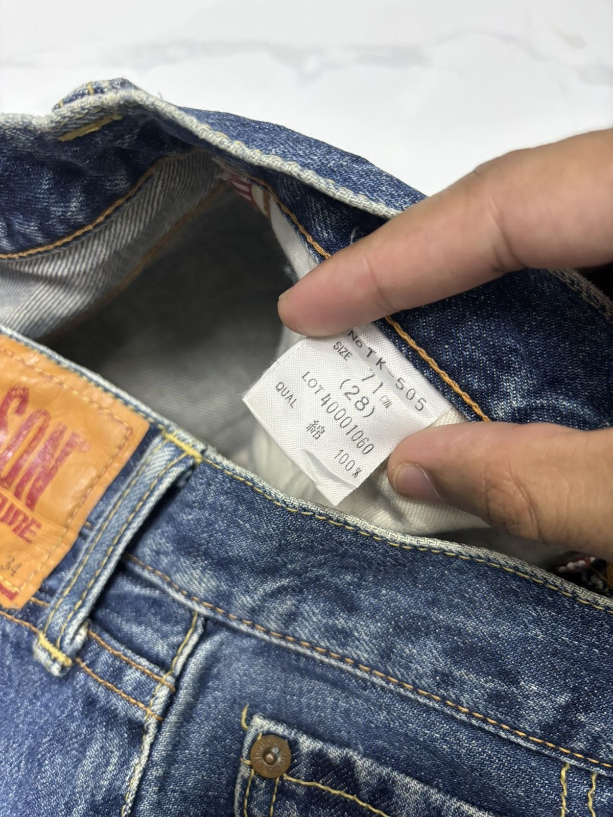 Hysteric Glamour BAGGY WIDE JEANS BOBSON EARTH CULTURE BAGGY JEANS Size US 29 - 12 Thumbnail