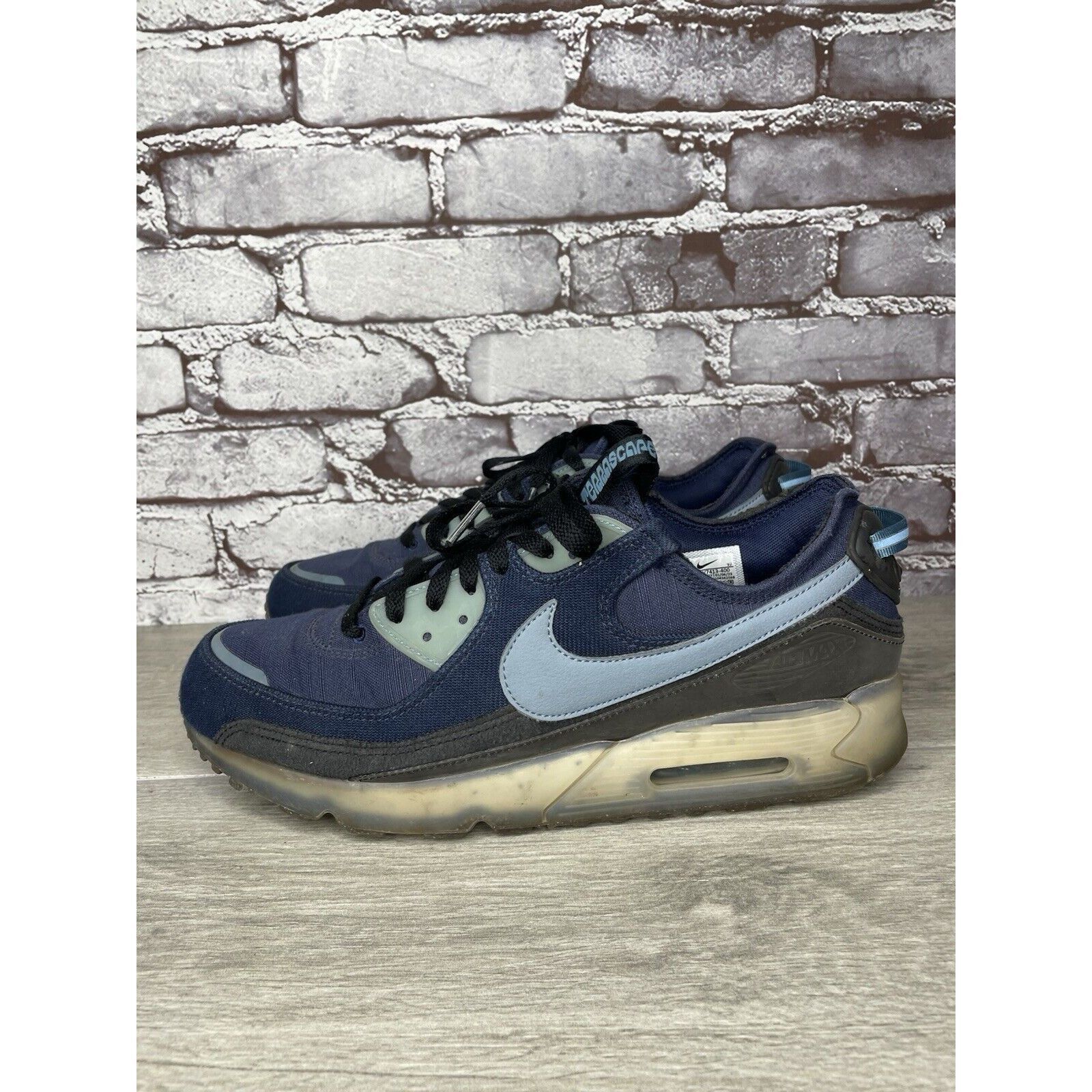 Nike Nike Air Terrascape 90 Midnight Navy Aqua Athletic Shoes Sne Size US 12 / EU 45 - 12 Thumbnail