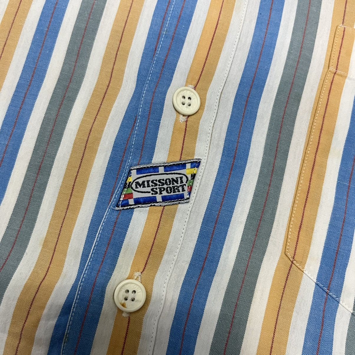 Missoni Missoni Sport Striped Button-Up Shirt Size US M / EU 48-50 / 2 - 4 Thumbnail