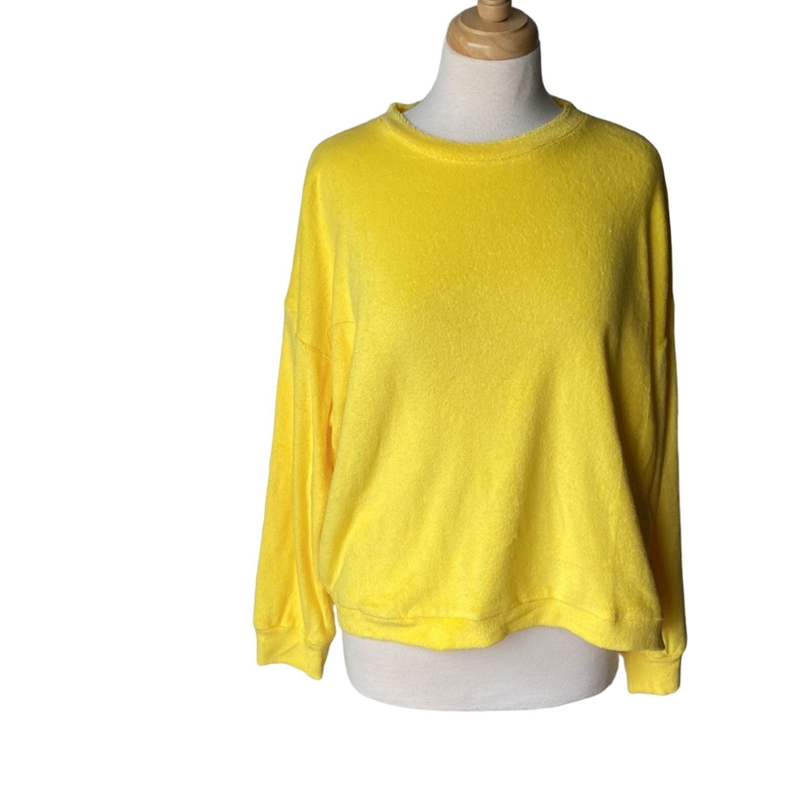 MIKOH KIMO 2 Crewneck Terry Cloth SWEATSHIRT Starfruit