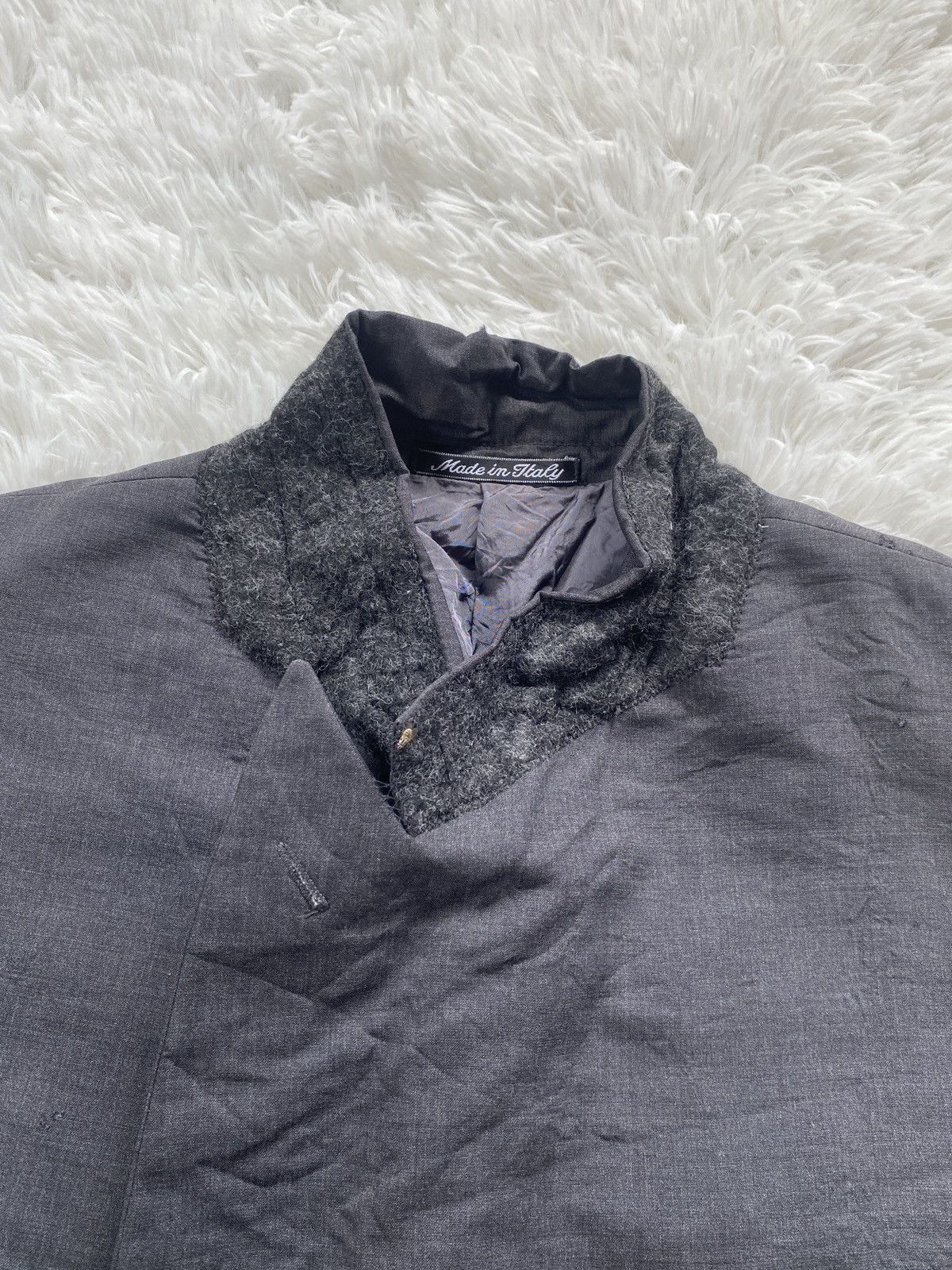Giorgio Armani Vtg Giorgio Armani Le Collezioni ITALY Blazer Distressed Size US L / EU 52-54 / 3 - 7 Thumbnail