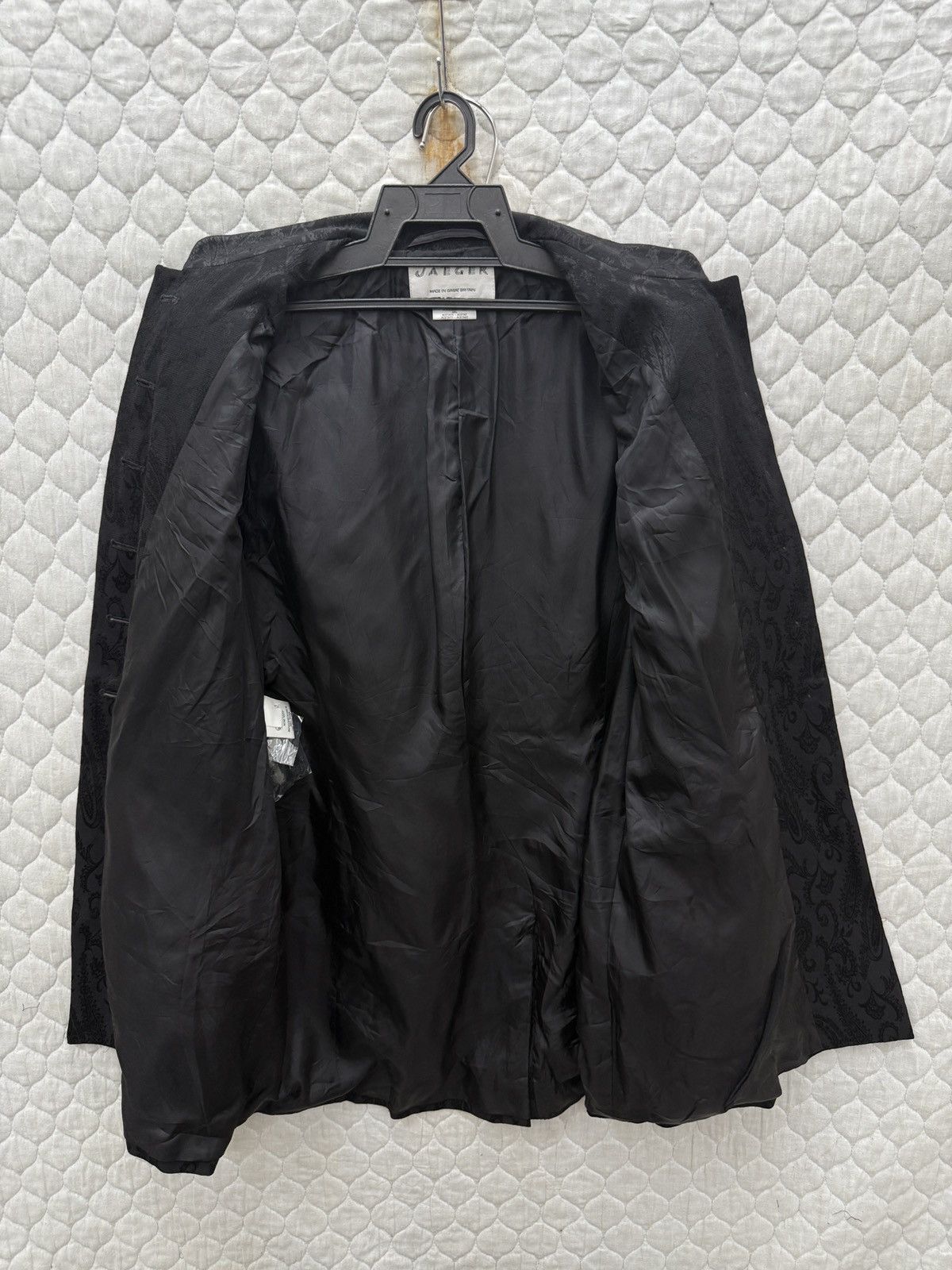Jaeger 🔥🔥🔥ARCHIVE JAEGER BLACK PAISLEY JACKET Size M / US 6-8 / IT 42-44 - 7 Thumbnail