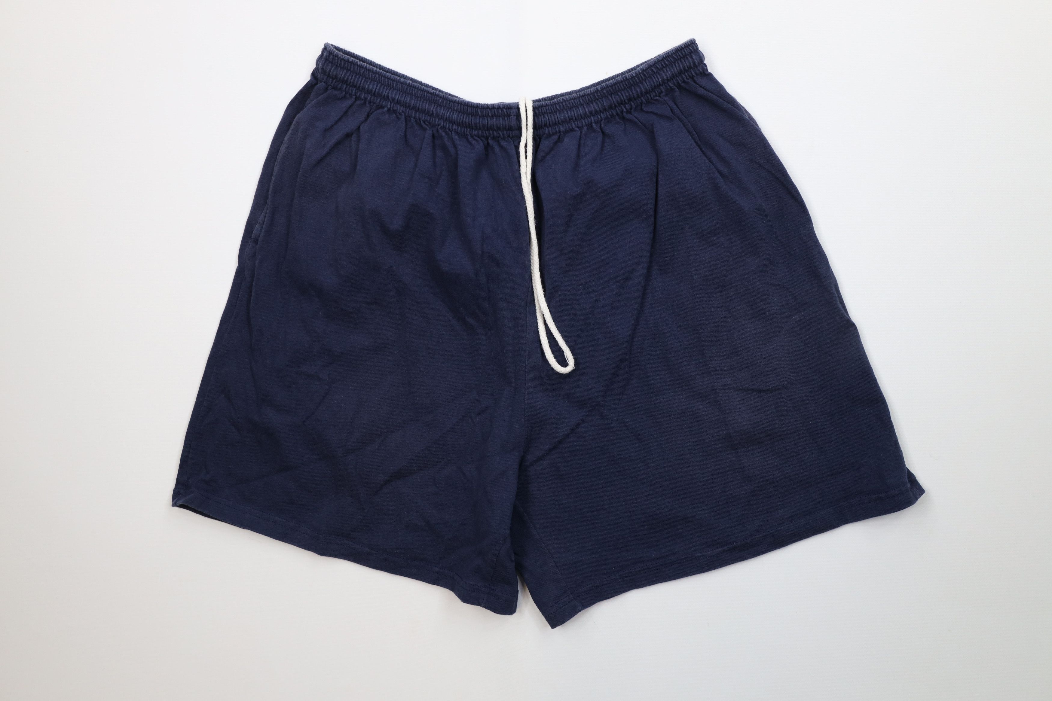 Vintage Vintage 90s Y2K Streetwear Above Knee Shorts Blue Cotton Size US 36 / EU 52 - 1 Thumbnail
