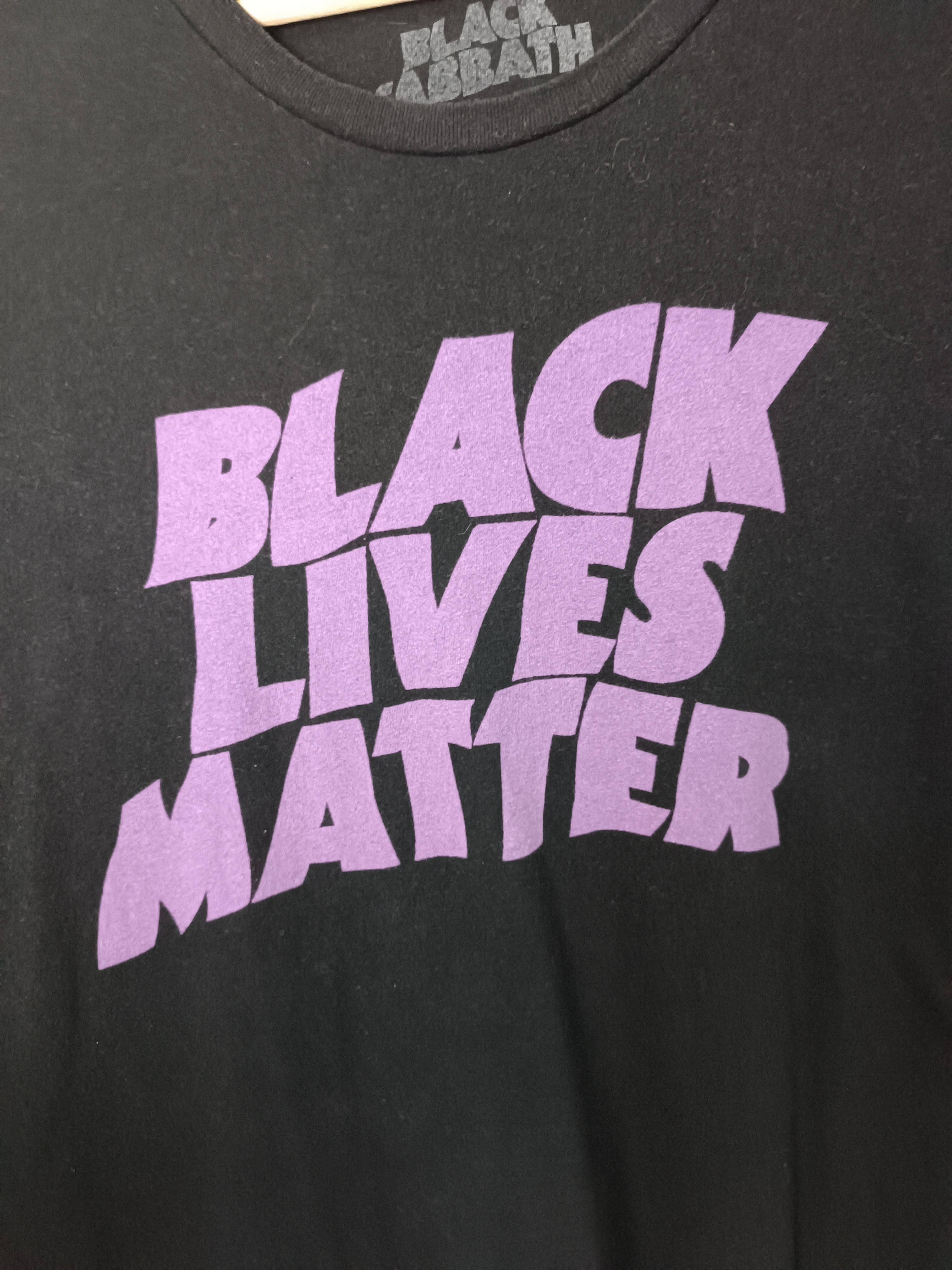 Band Tees VINTAGE BLACK SABBATH BLACK LIVE MATTER TEE dio metallica Size US L / EU 52-54 / 3 - 10 Thumbnail