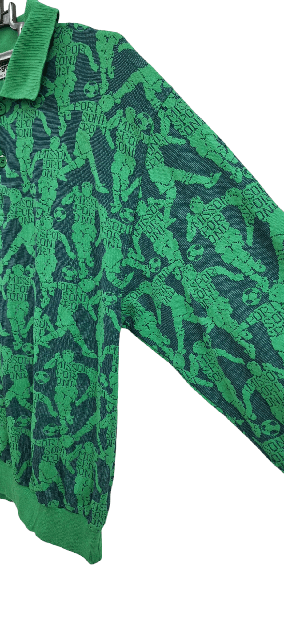 Missoni Rare Vintage Missoni Sport Fullprint Half Button Sweatshirt Size US XS / EU 42 / 0 - 3 Thumbnail