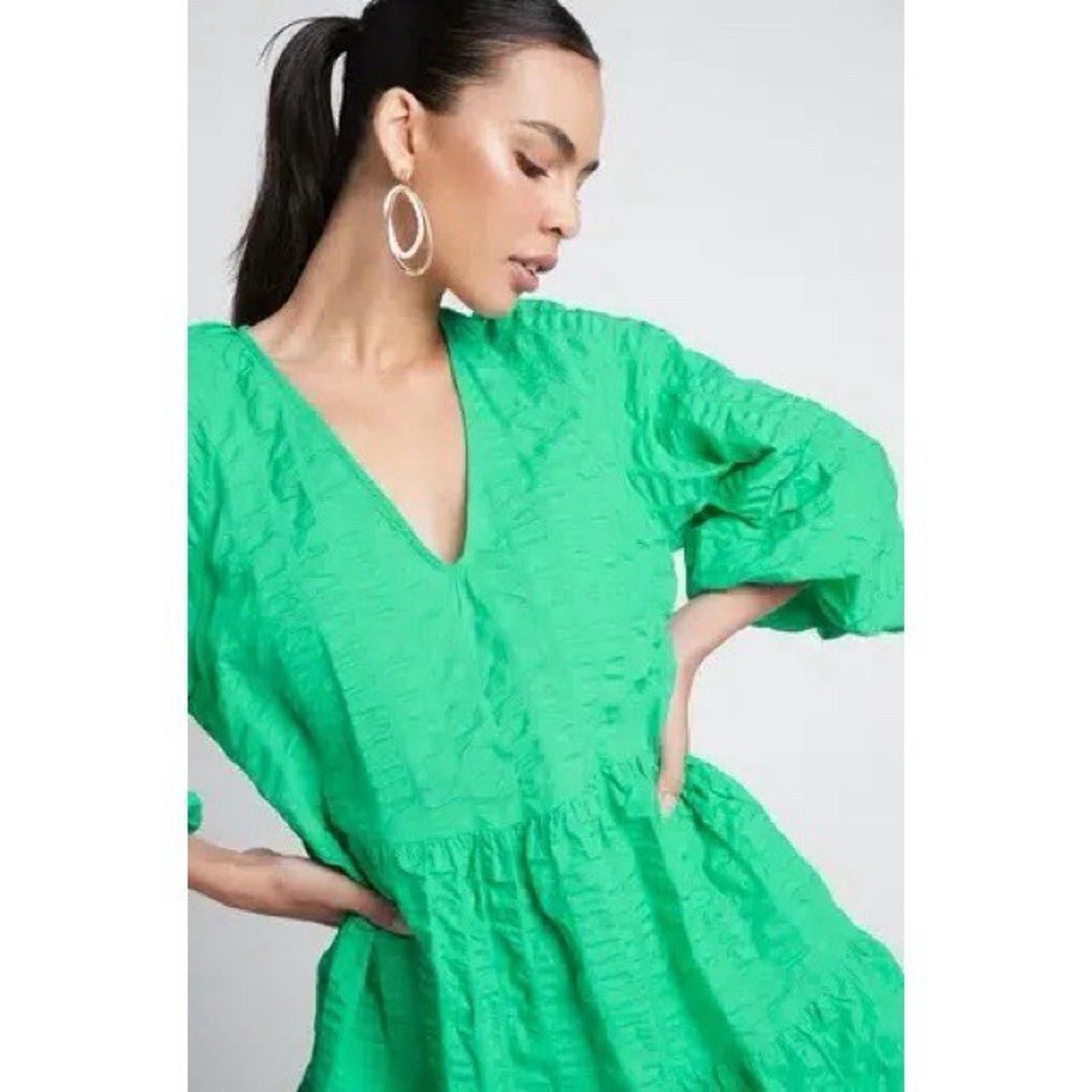 green emerald velvet dress Aida Mini Dress Green | Stretch Mini Dress