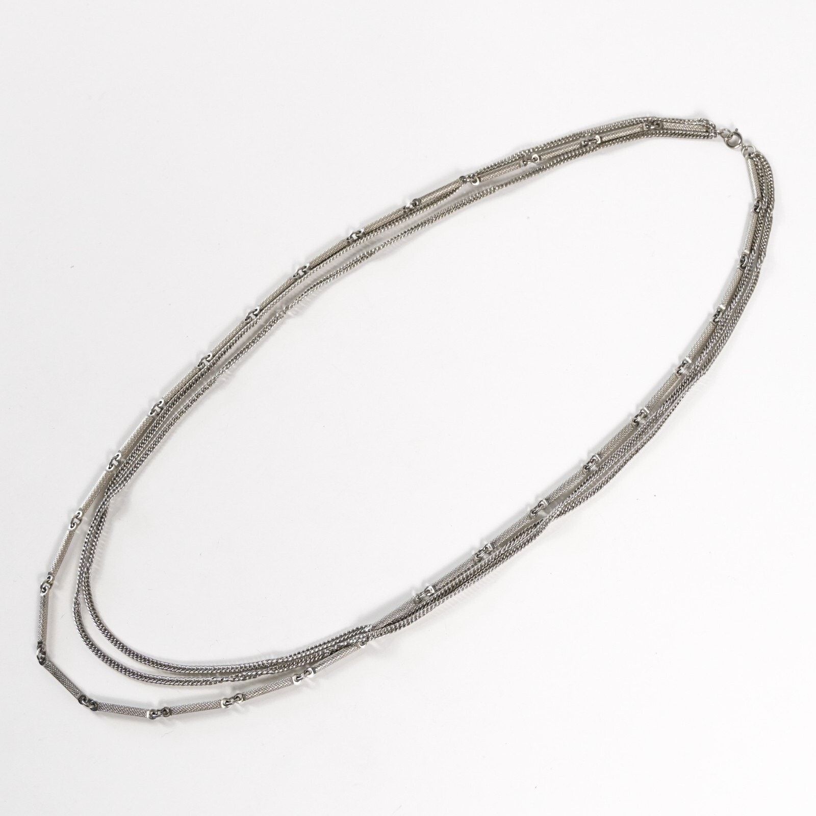 Other Stainless Steel Threaded Bar Cuban Chain Link Necklace Size ONE SIZE - 6 Thumbnail