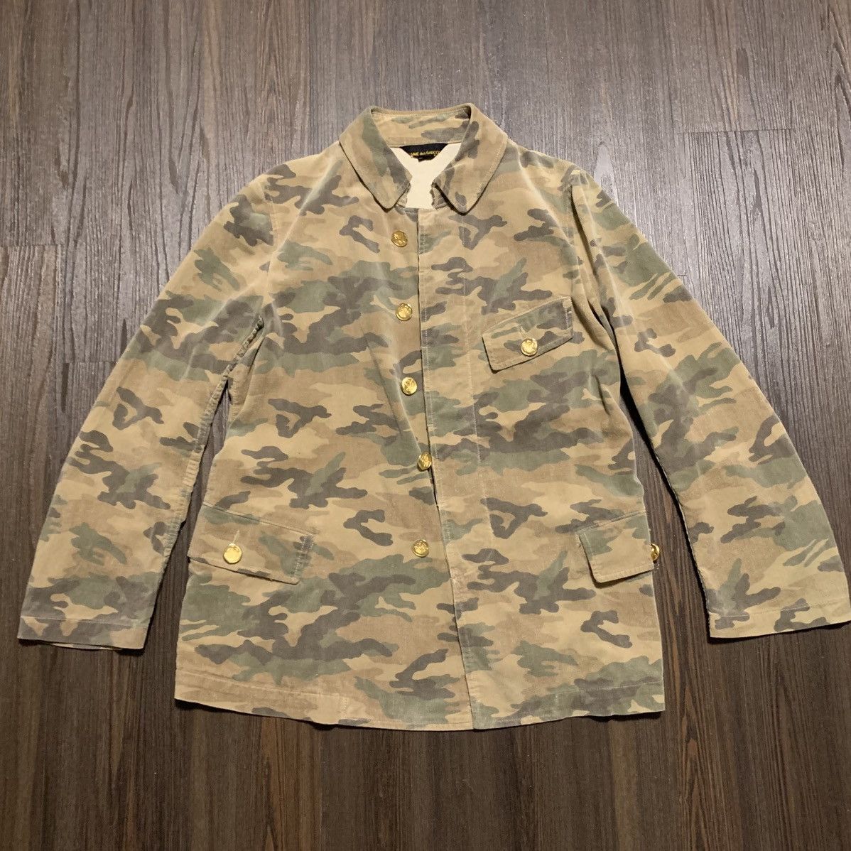 Comme des Garcons S/S 2006 Comme Des Garcons Camo Button Up Jacket Size M / US 6-8 / IT 42-44 - 1 Thumbnail
