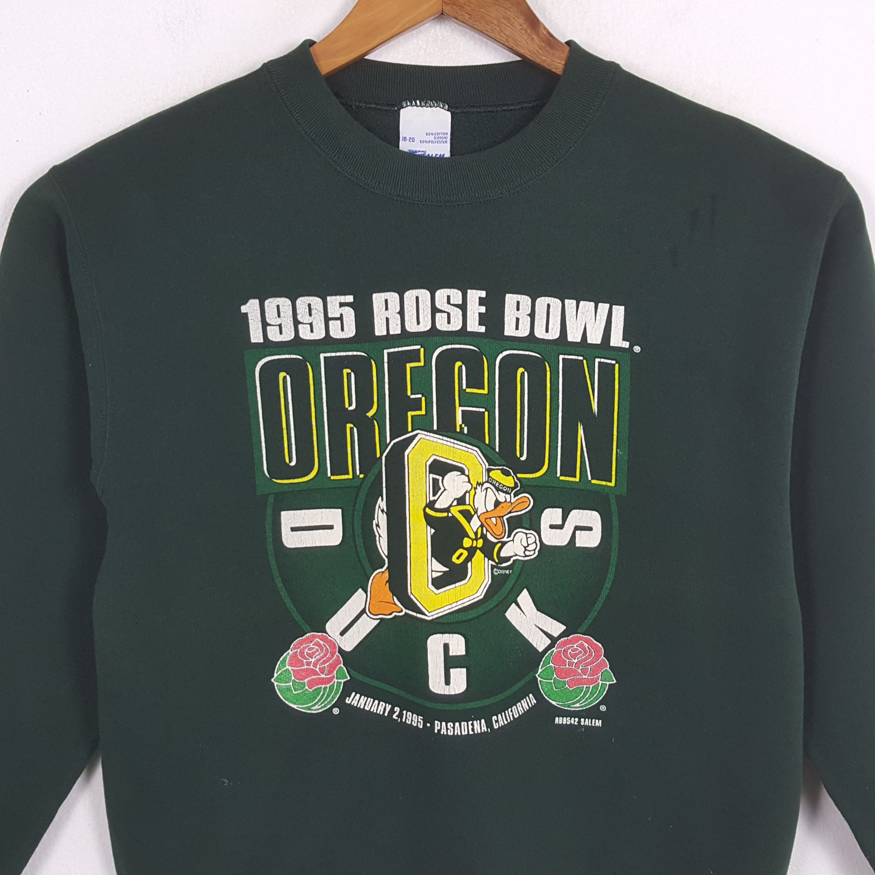 Disney × NFL × Vintage Vintage 90's OREGEN x DUCKS DISNEY NFL Team Sweatshirts Size US S / EU 44-46 / 1 - 2 Thumbnail
