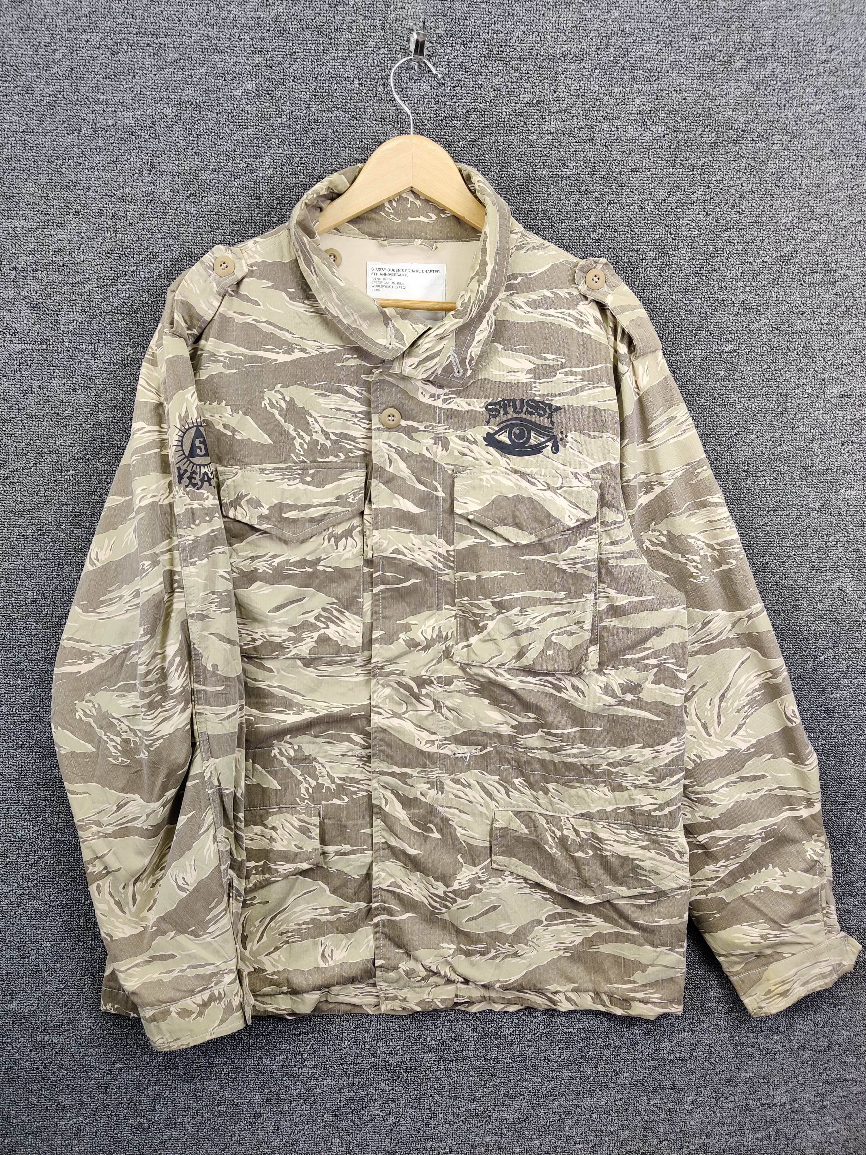 Stussy Vintage Stussy Queen's Square Chapter Camou Jacket Size US L / EU 52-54 / 3 - 6 Thumbnail