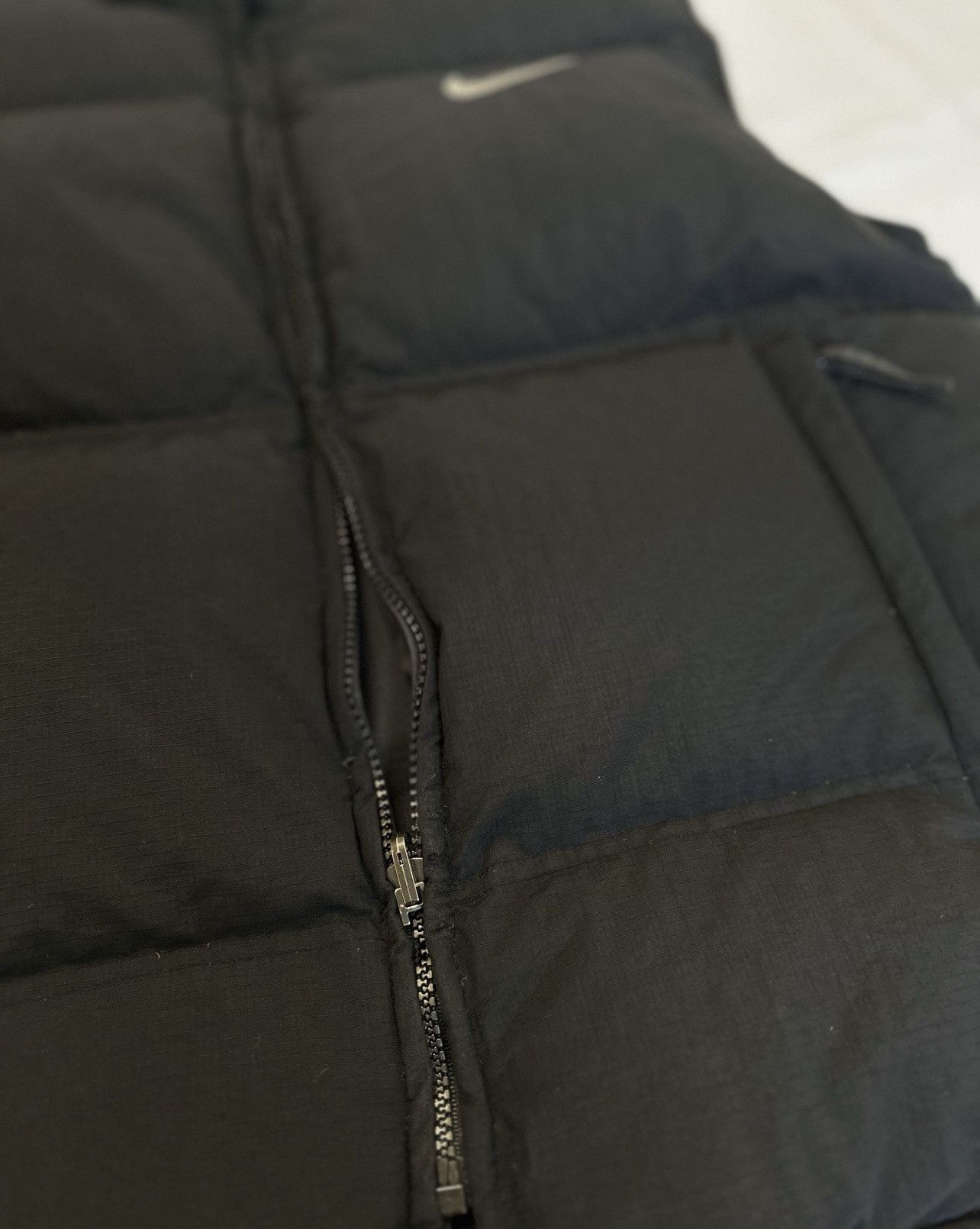 Nike × Vintage Rare Vintage Nike Down Puffer Vest Big Logo Size US S / EU 44-46 / 1 - 8 Thumbnail