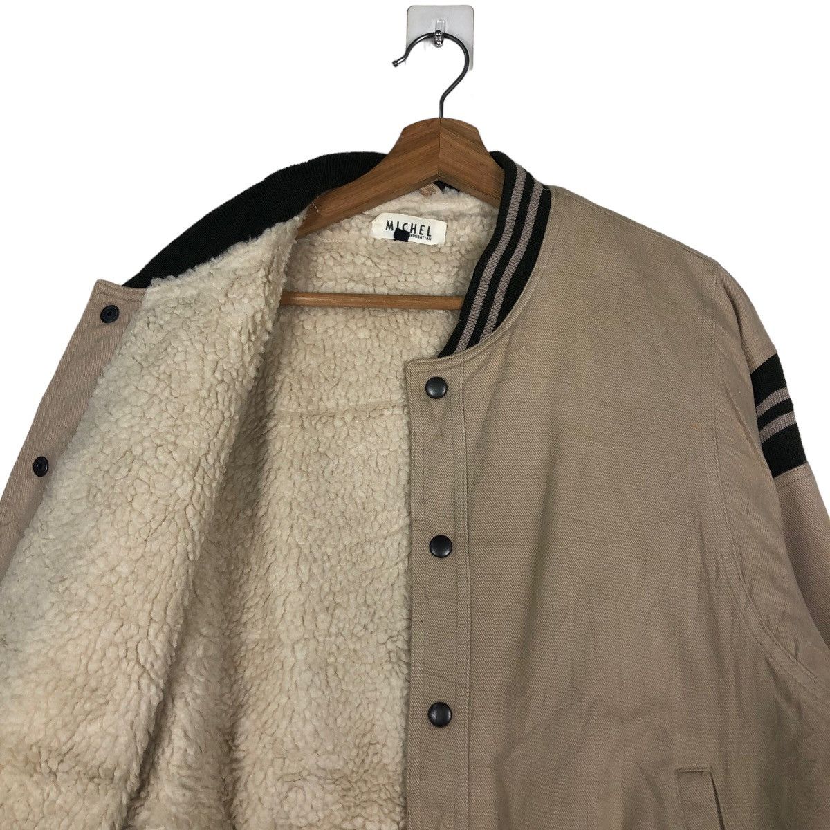 Japanese Brand 🔥Vintage Varsity Bomber Jacket Michel Japan Issey Miyake Size US M / EU 48-50 / 2 - 11 Thumbnail