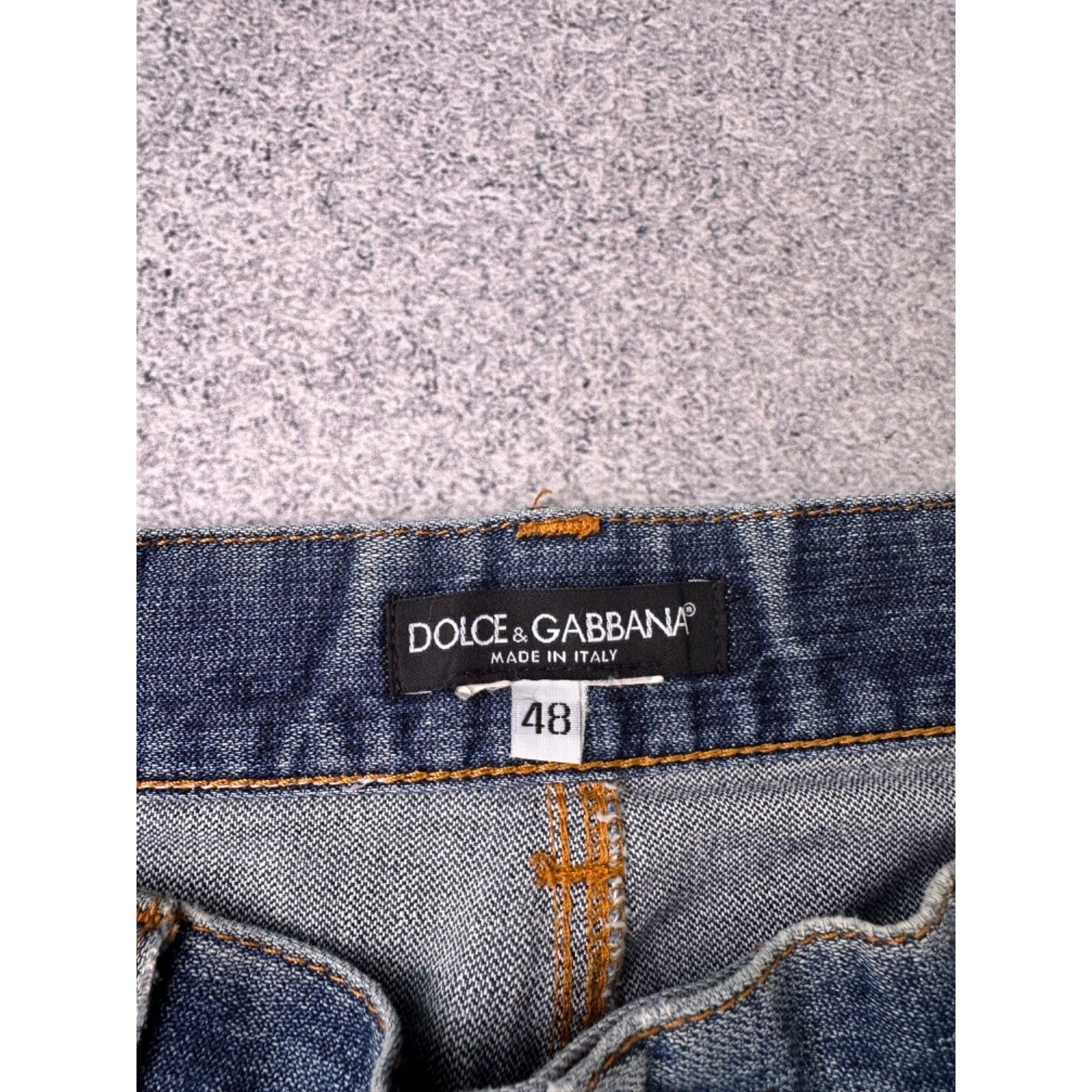 Dolce & Gabbana VTG Dolce&Gabbana Dirty Denim Shorts Size US 30 / EU 46 - 13 Thumbnail