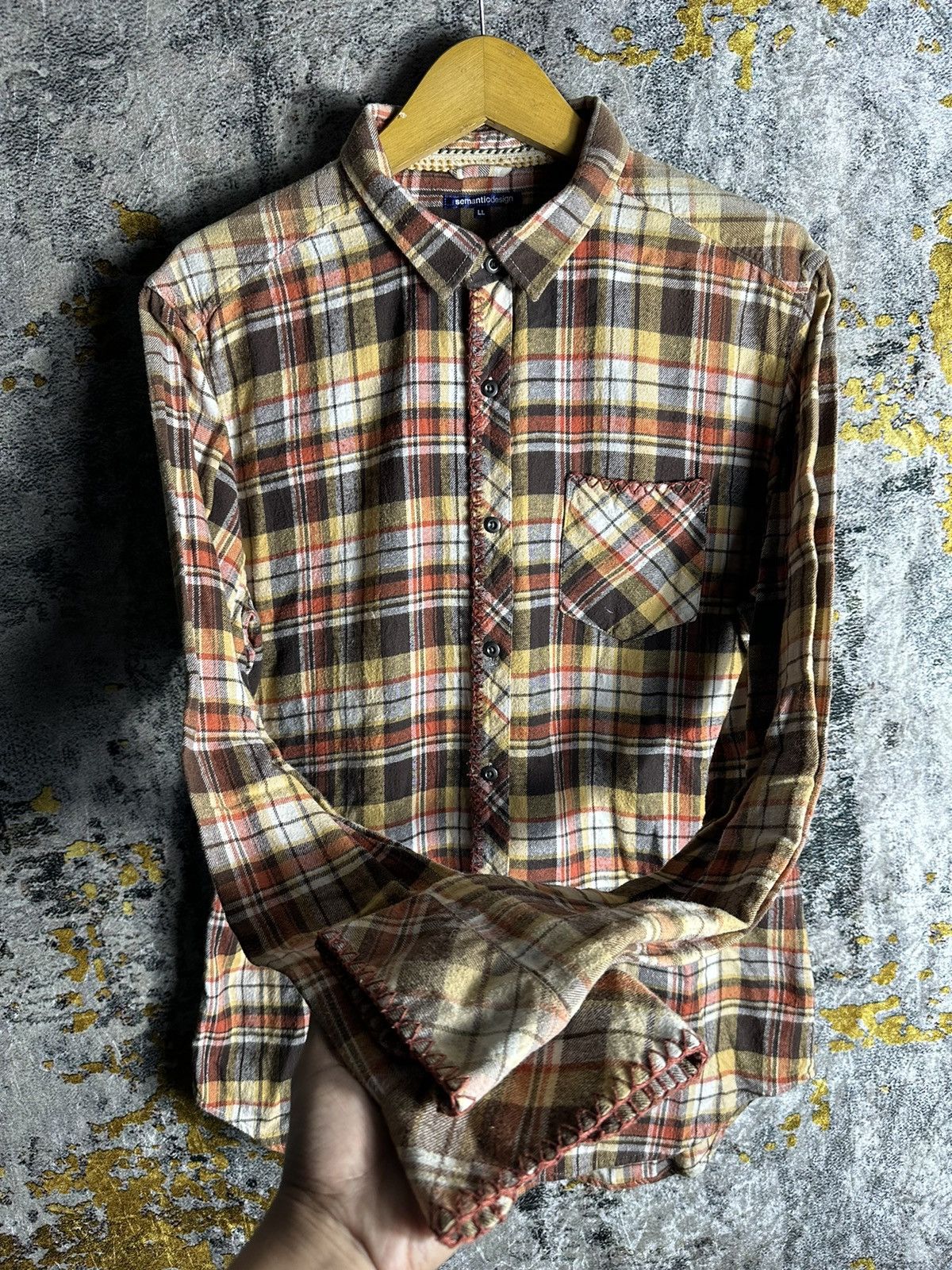 20471120 UNDEFINED OUTER SEAM WESTERN SHIRT SEMANTIC DESIGN LGB STYLE Size US L / EU 52-54 / 3 - 4 Thumbnail
