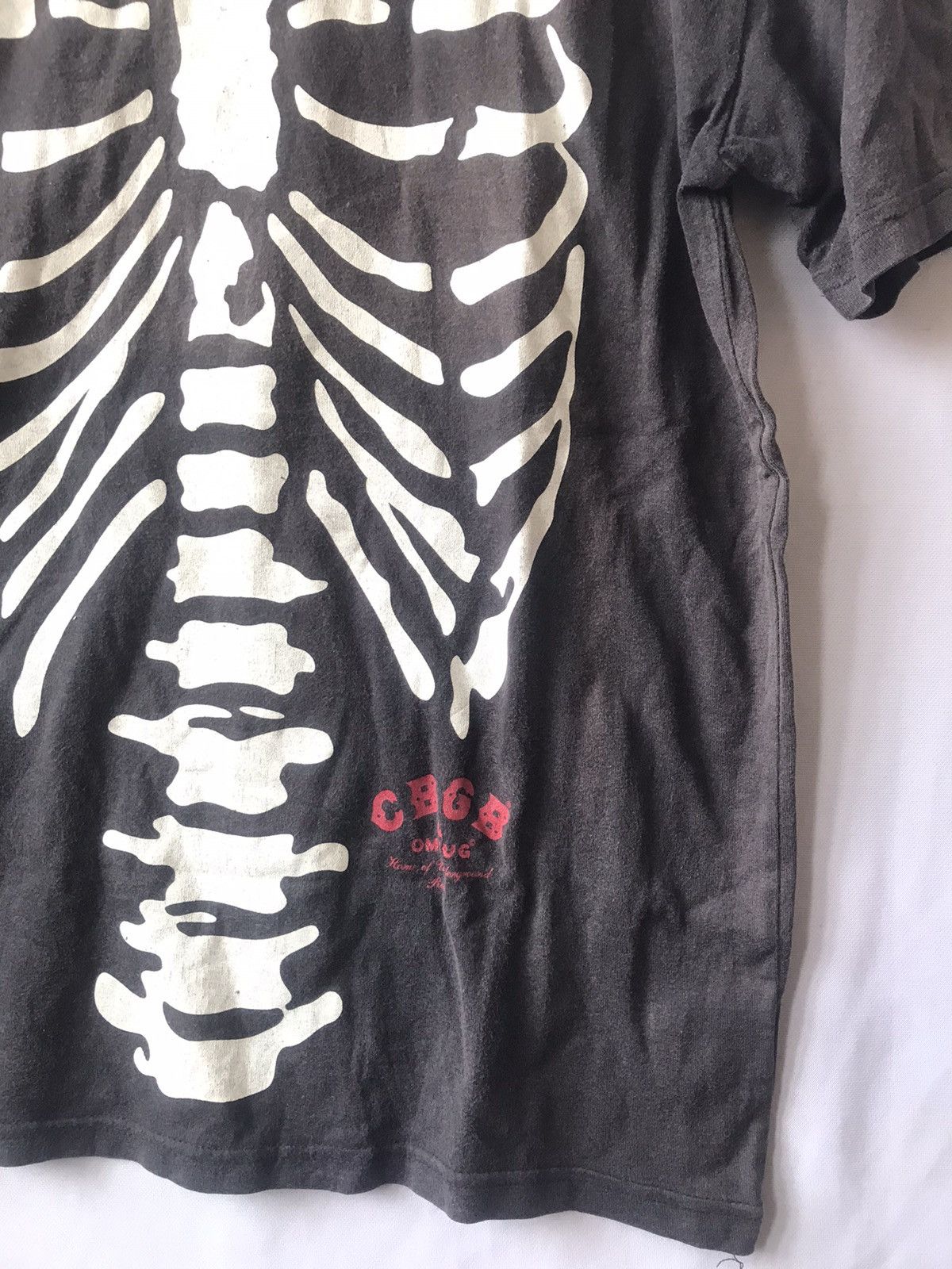 Band Tees CBGB & OMFUG - Home Of Underground Rock Rib Cage Skeleton Size US M / EU 48-50 / 2 - 4 Thumbnail