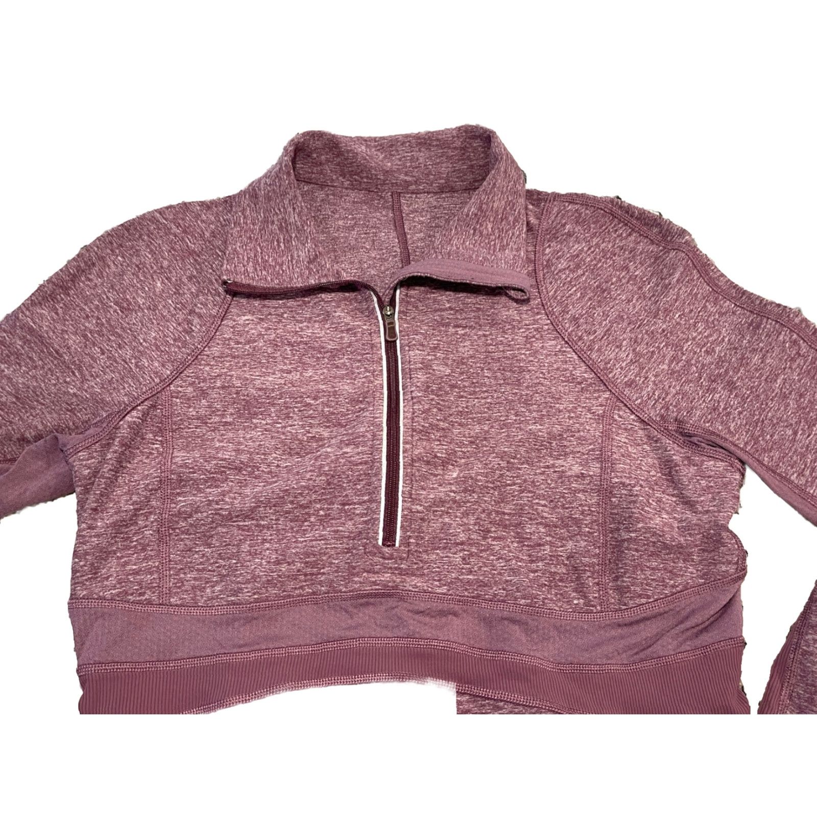 Lululemon Lululemon Cold Hands 1/4 Zip Pullover Purple Heathered Size 8 Women’s Activewear CrossTraining Gym & Running Size M / US 6-8 / IT 42-44 - 3 Thumbnail