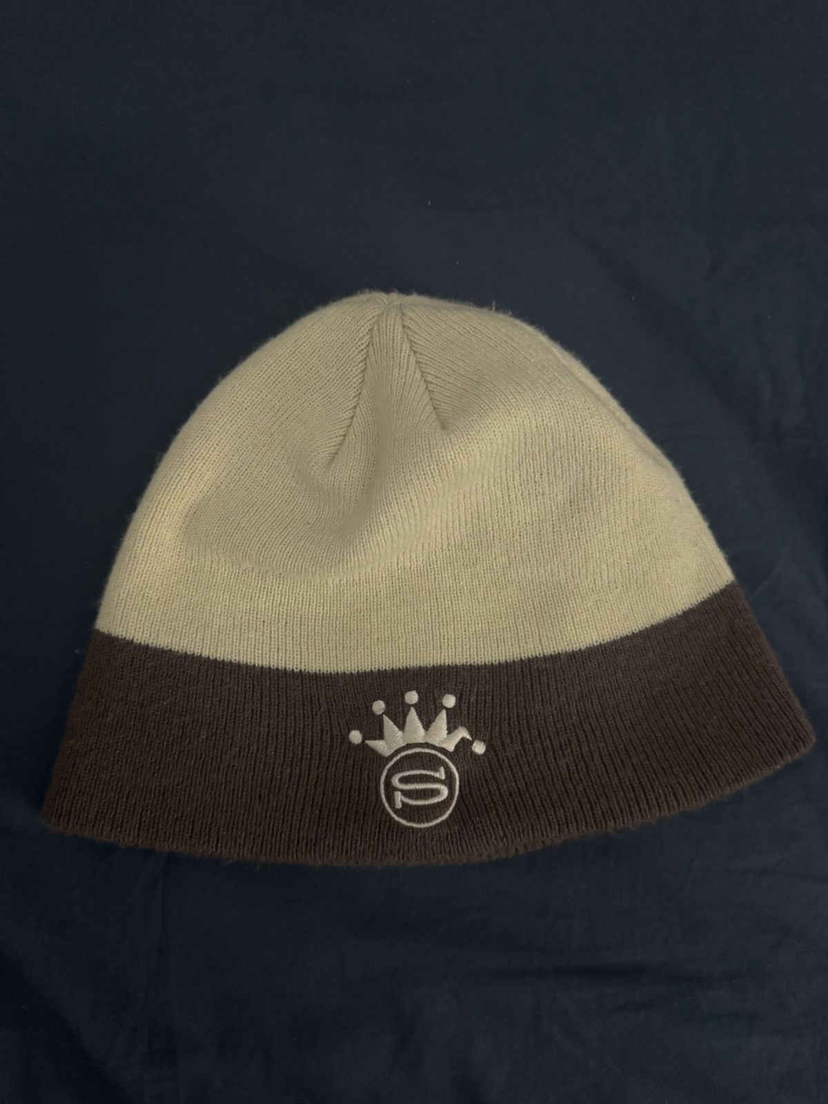 Stussy Stussy Beanie Cream and Brown Size ONE SIZE - 1 Thumbnail