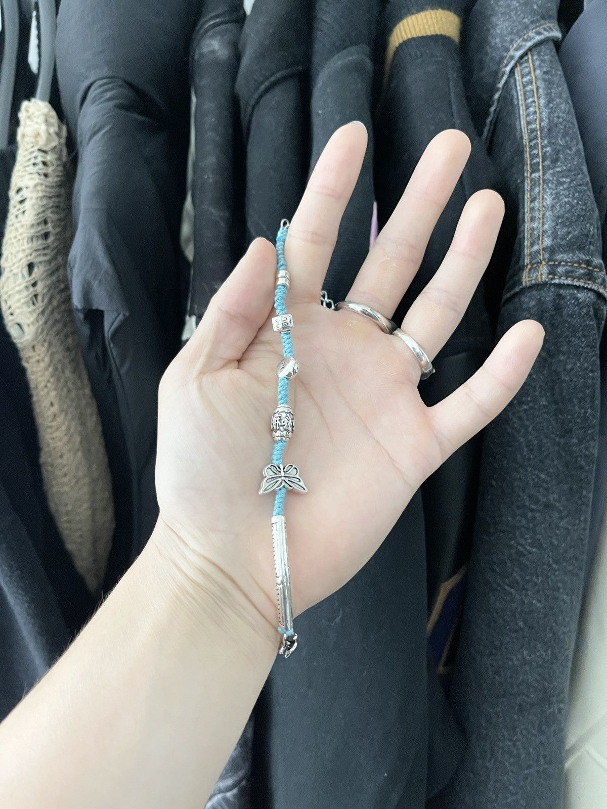 Japanese Brand × Vintage STEAL! Vintage Tibetan Sliver Bracelet Size ONE SIZE - 2 Thumbnail