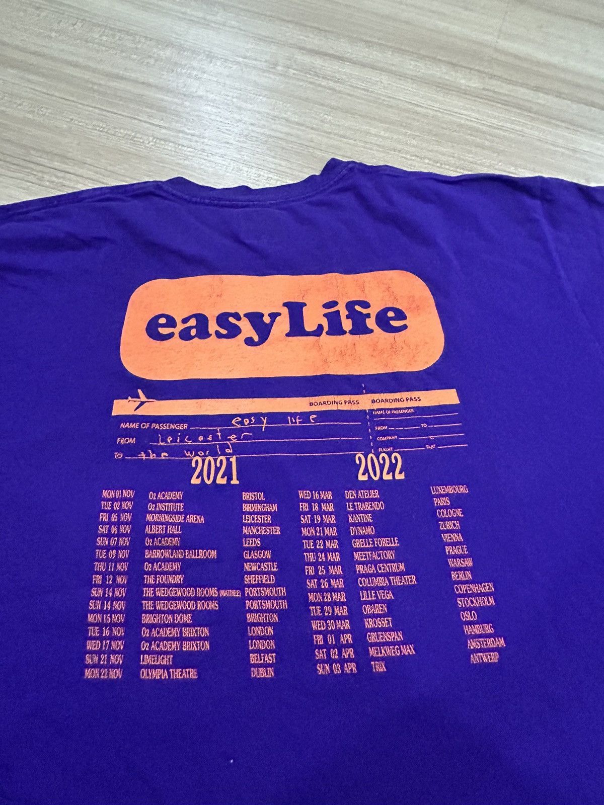 Band Tees Easy life Size US XL / EU 56 / 4 - 5 Thumbnail