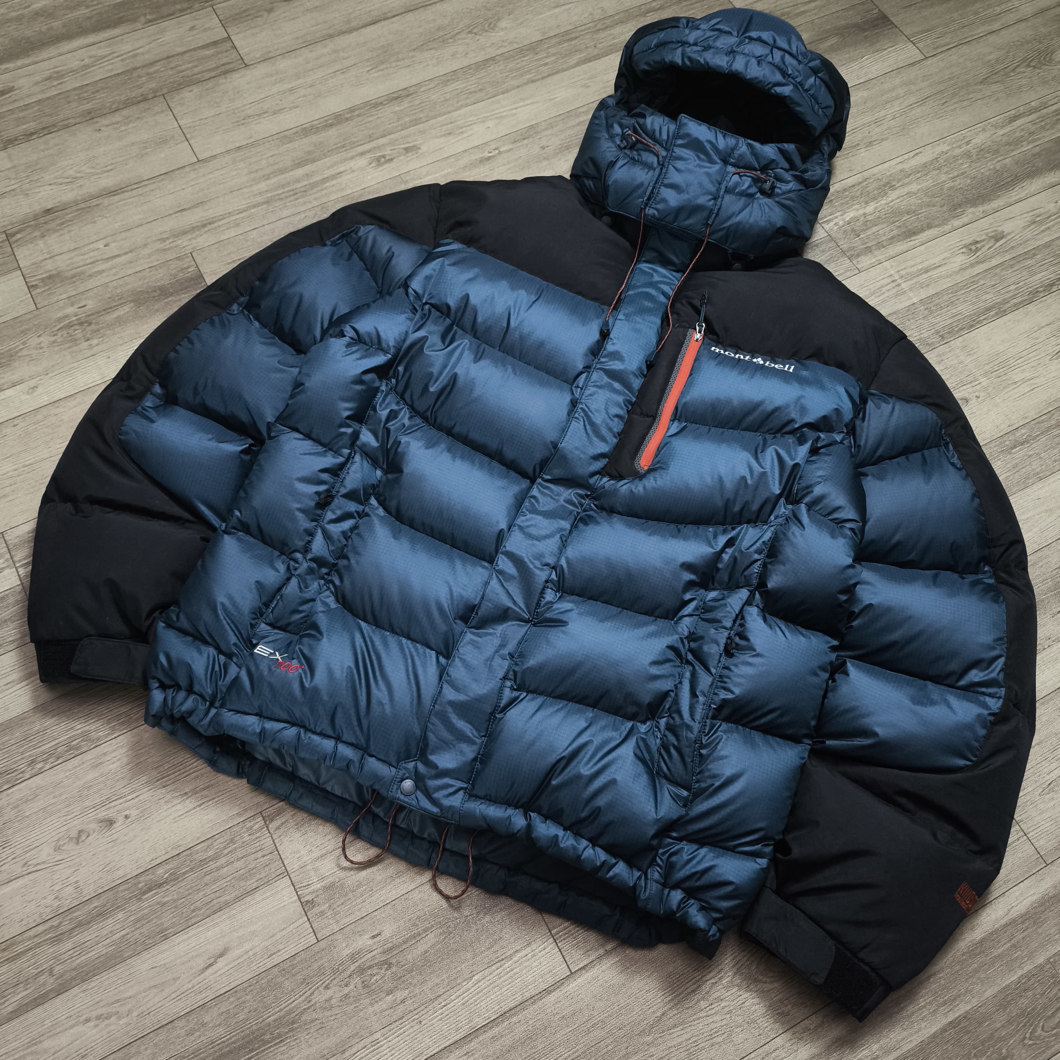 Montbell Montbell Two tone Ex700+ Windstopper Puffer Down Jacket Size US XL / EU 56 / 4 - 6 Thumbnail