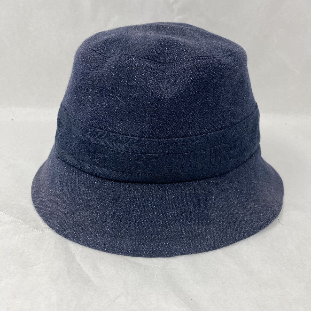 Christian Dior Monsieur × Dior Dior Denim Oblique Small Brim Navy Bucket Hat Size ONE SIZE - 1 Thumbnail
