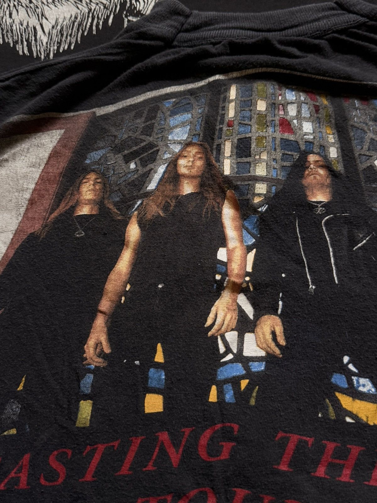 Band Tees Vintage Deicide Amon Feasting LS Deathmetal Shirt 1993 Size US XL / EU 56 / 4 - 11 Thumbnail