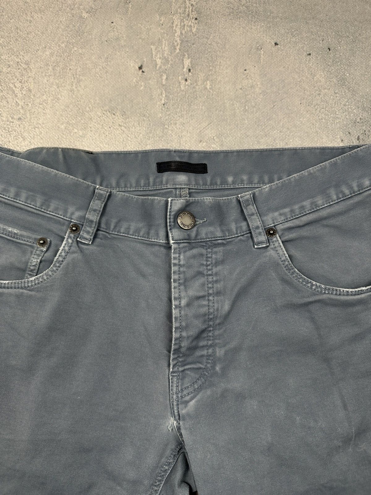 Prada Prada Milano Slim Fit Grey Denim Jeans Italy Lux y2k Pants Size US 32 / EU 48 - 8 Thumbnail