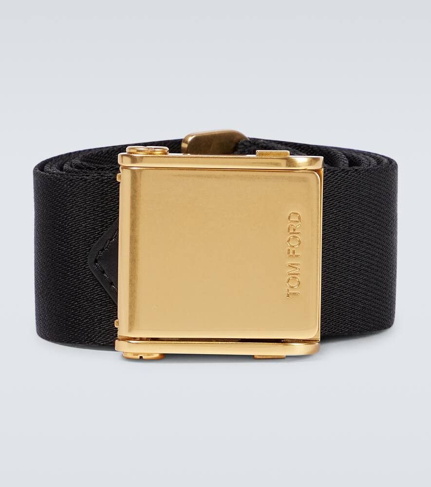 Tom Ford o1loc1c0724 TB273F Size: OS / Leather Belt in Black Size ONE SIZE - 1 Thumbnail