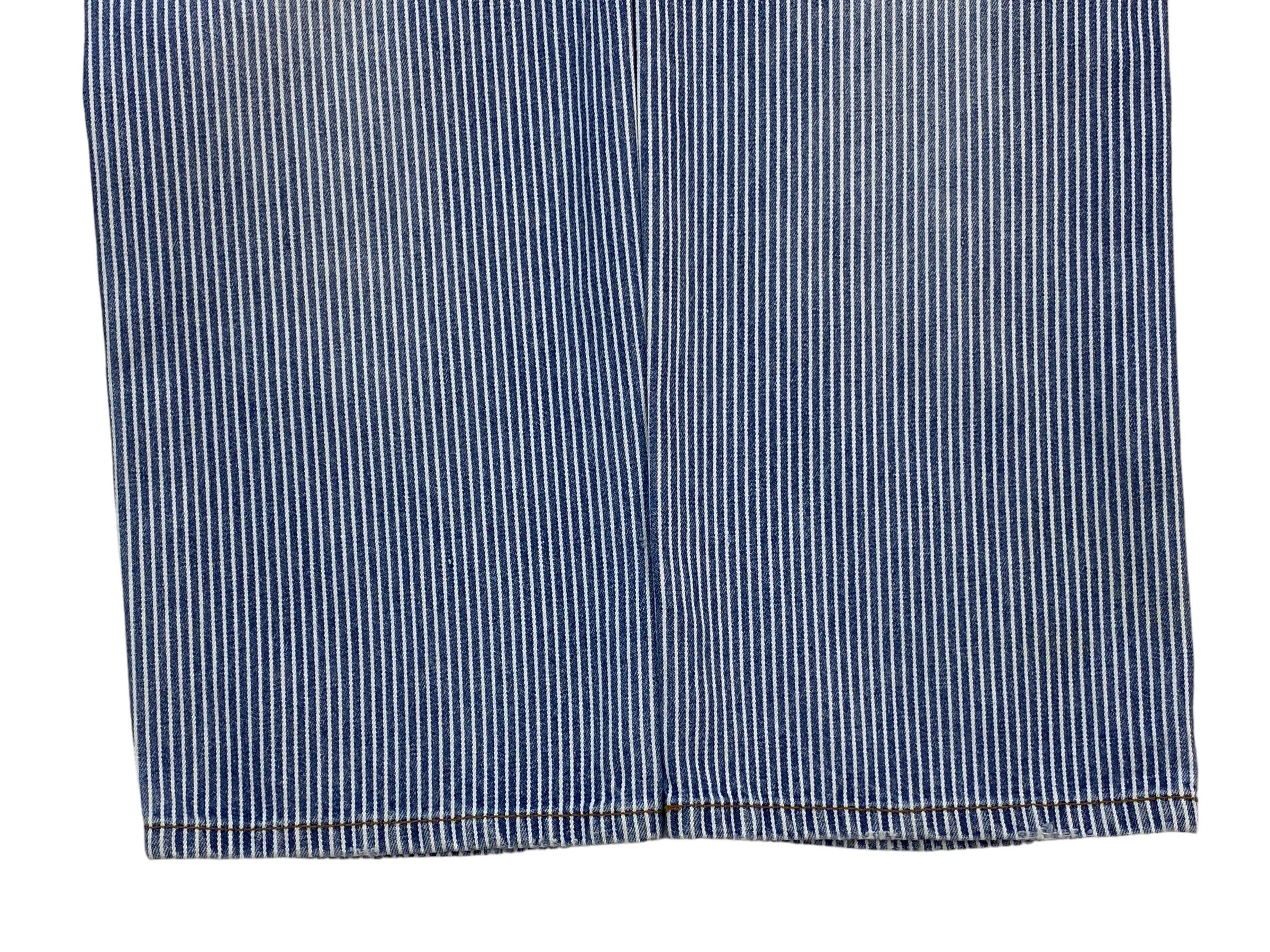 Japanese Brand Root Three Jeans Stripes Hickory Japanese Brand Pants Size US 31 - 11 Thumbnail