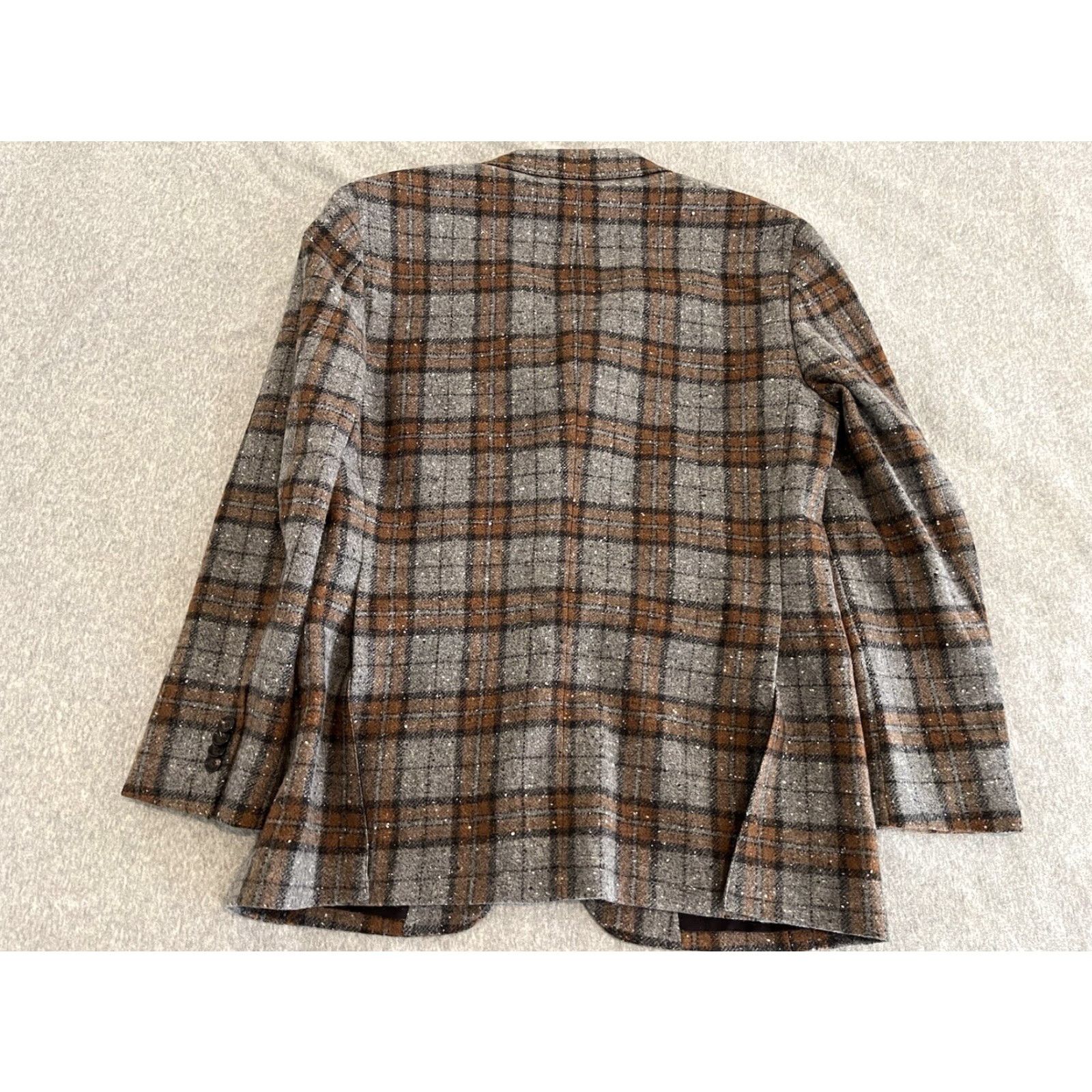 Boglioli Boglioli York Jacket Blazer Plaid Wool Cashmere Mens 38 Sport Coat Multicolor Wool Blend Sport Jacket 38 Mens Size 38R - 7 Thumbnail