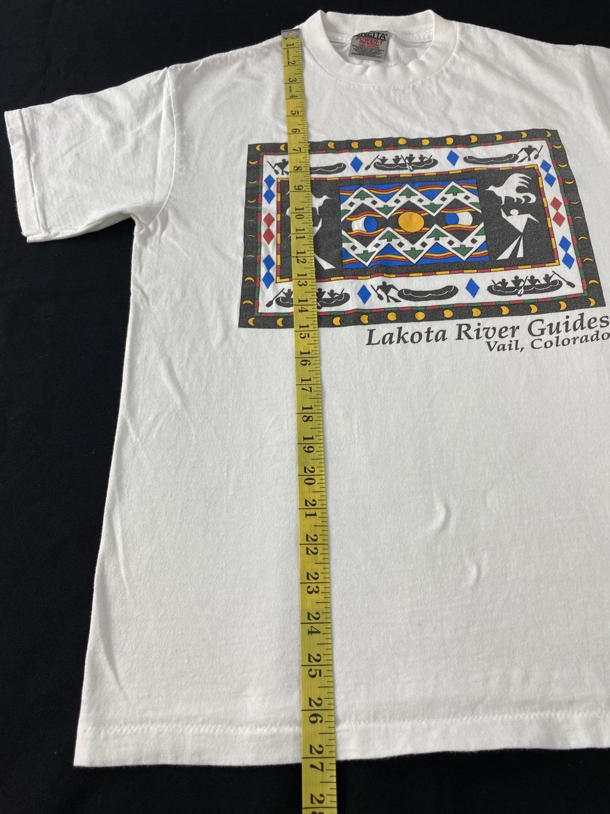 Other Oneita Lakota River Guide Colorado Souvenir Printed Tee Size US M / EU 48-50 / 2 - 9 Thumbnail
