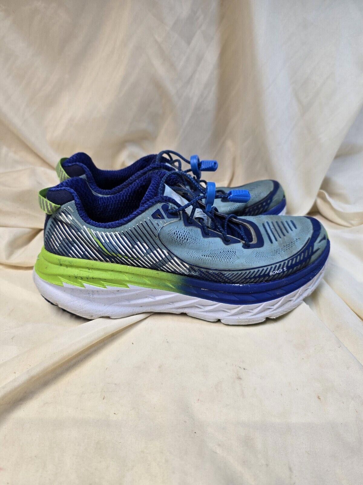 Hoka Hoka One One Bondi 5 Women's Running Shoes Size 9.5 Blue Size US 9.5 / IT 39.5 - 1 Thumbnail