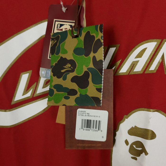 Bape Bape x Mitchell & Ness Cleveland Cavaliers Tee | Grailed