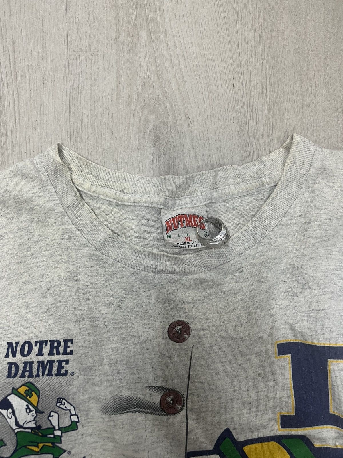 Nutmeg Vintage Nutmeg Notre Dame The Fighting Irish Size US XL / EU 56 / 4 - 3 Thumbnail